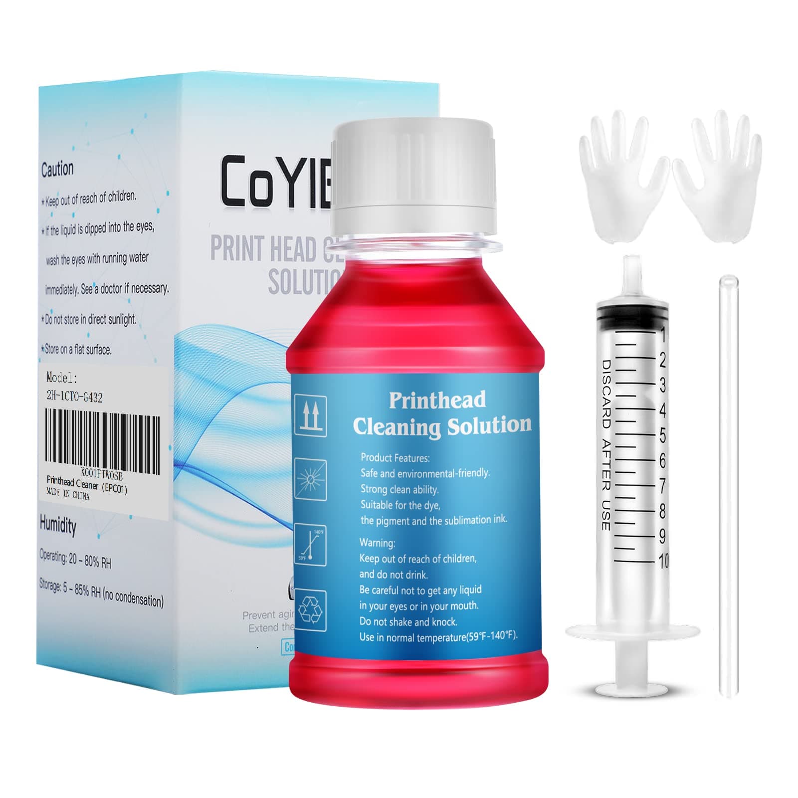 プリンター プリントヘッドクリーナー WF-7610 WF-7620 WF-2760 WF-2750 WF-3640 WF-3620 WF-2650 XP-430 XP-330 XP-420 XP-410 XP-220 XP-320 - 3.4oz用 100ml クリーニングキット