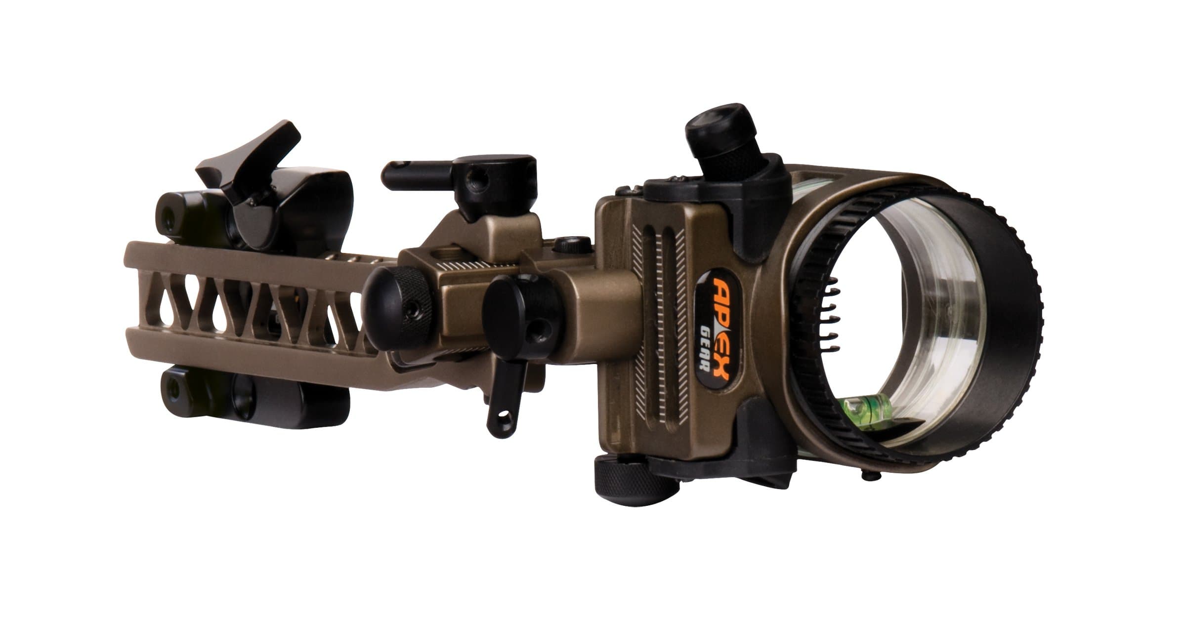 APEX GEAR Axim 6-Pin Sight .010" Detachable Bracket Bronze