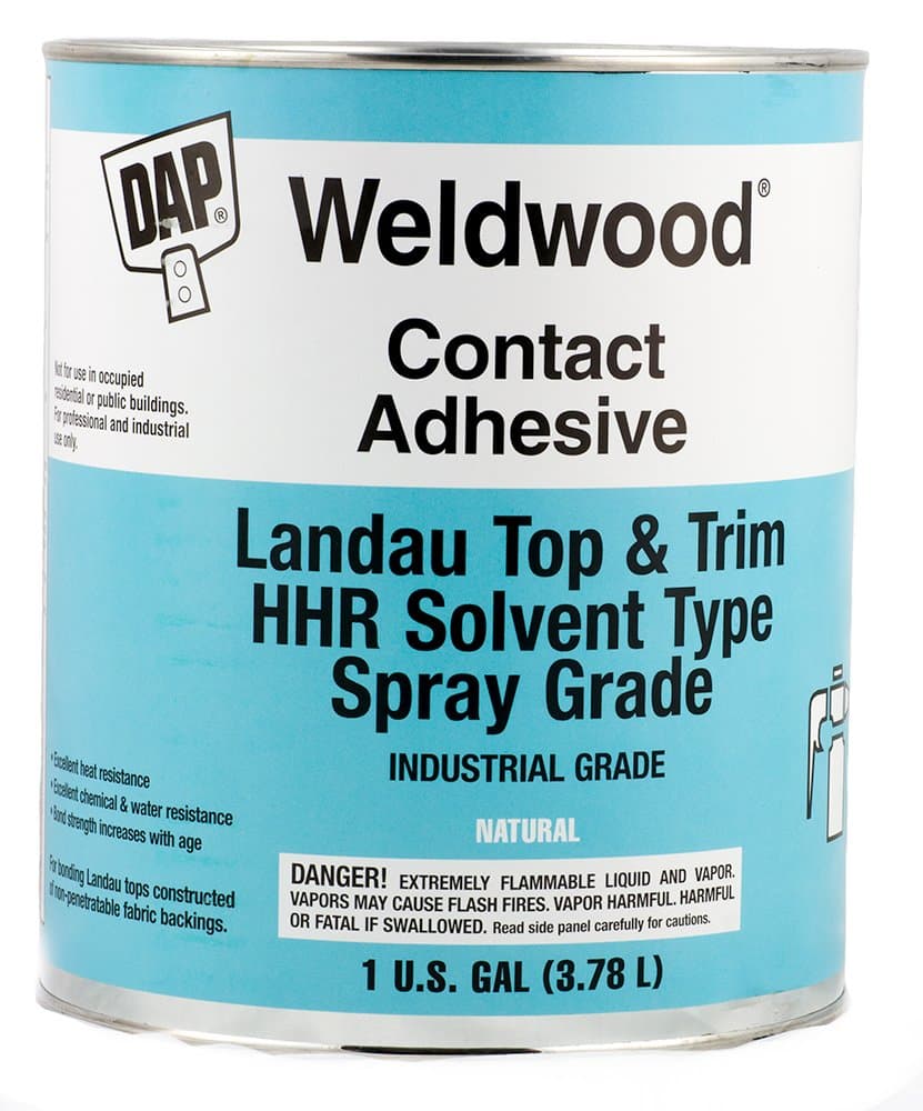 Products Weldwood Landau Top & Trim HHR Solvent Type Spray Grade Contact Adhesive 1 Gal, Natural (070798-002333)