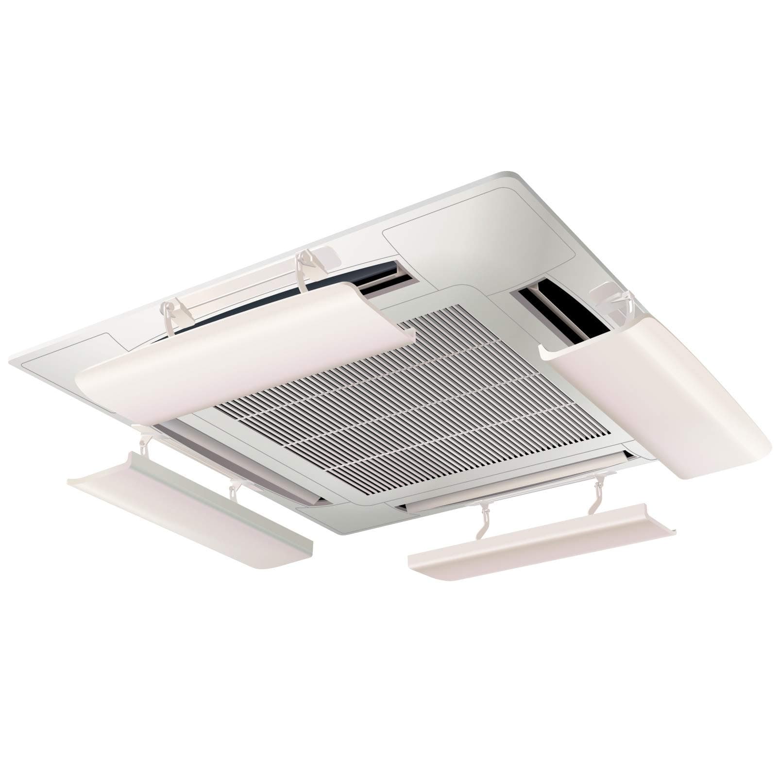 AIR WING Pro, Angle Adjustable Air Conditioner Deflector helps Cooling/Heating Air Circulation, Anti Blast, Wind Baffle and Direction, Anti-Condensation