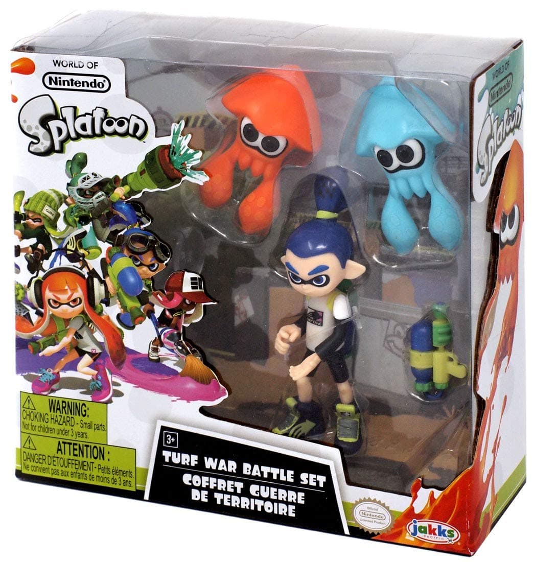 Splatoon Turf War Battle Set 3-Pack 2.5"