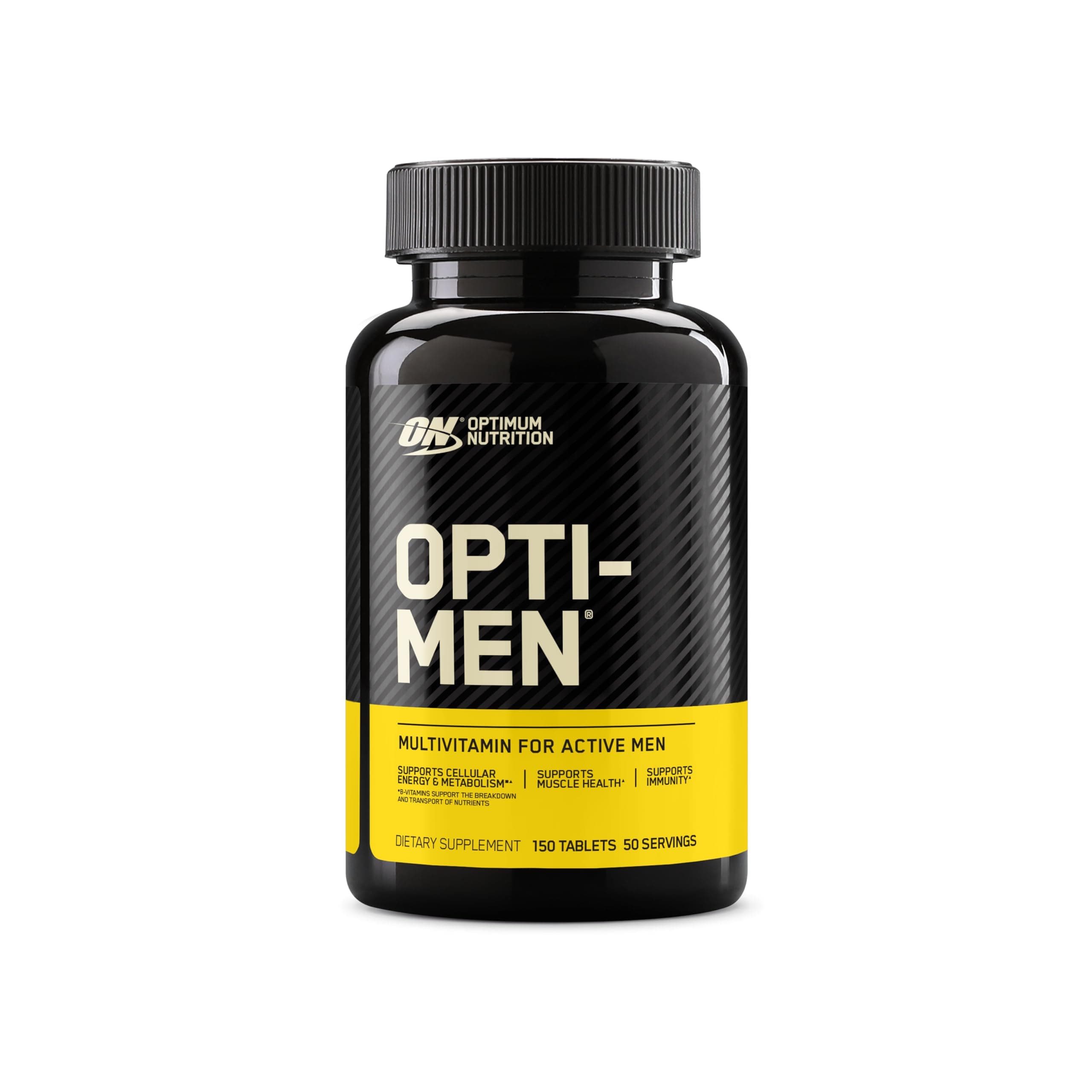 Optimum Nutrition Opti-Men, Vitamin C, Zinc and Vitamin D, E, B12 for Immune Support Mens Daily Multivitamin Supplement, 150 Count (Packaging May Vary)
