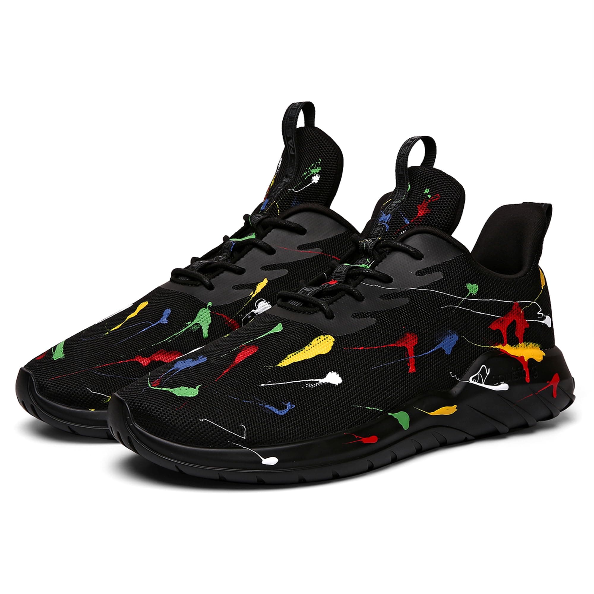 Mens Running Shoes Mesh Breathable Lightweight Cushioning Training Athletic Sneakers