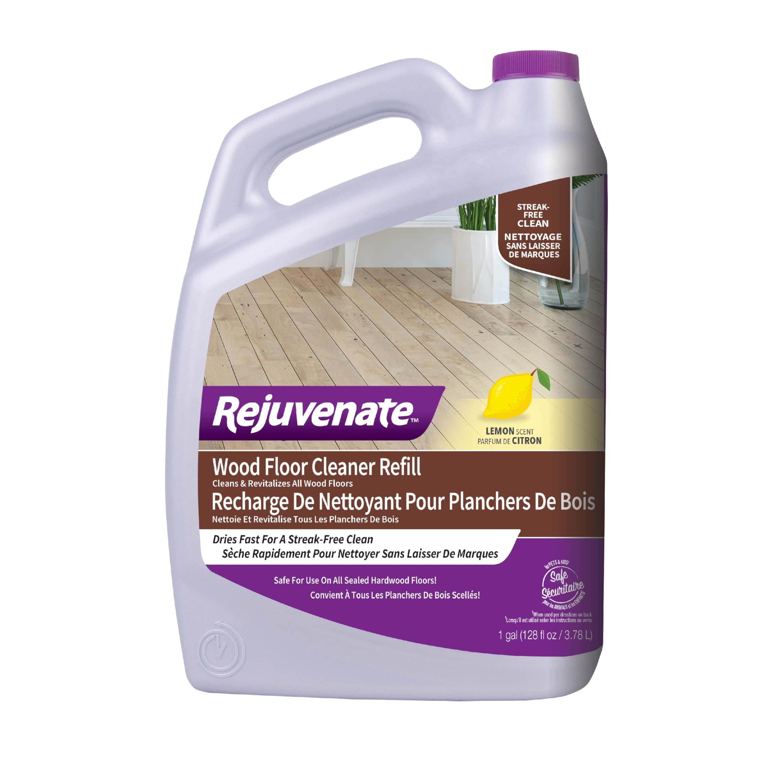 High-Performance Professional Hardwood Floor Cleaner Streak-Free Formula Eliminates The Toughest Dirt and Grime with Little Effort 128oz