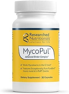 MycoPul - Advanced Mycotoxin Binder Complex, Zeolite Detox, Humic Acid, Fulvic Acid & Activated Charcoal for GI Tract Detox, Clinically Researched Mold Binders, 30 Capsules