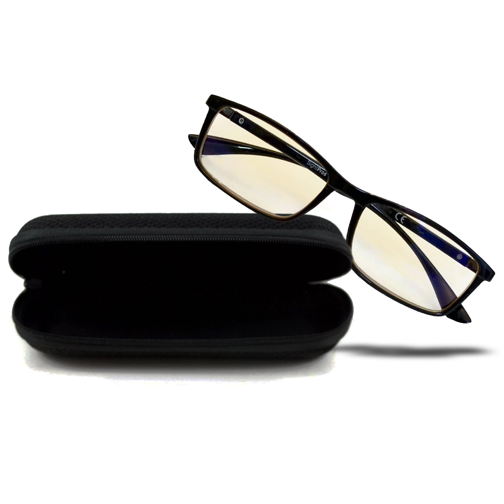 SightPros Computer Glasses- Blue Blocker Reading Glass for Men and Women- Reduces Eye Stain and Fatigue (0.00 D)