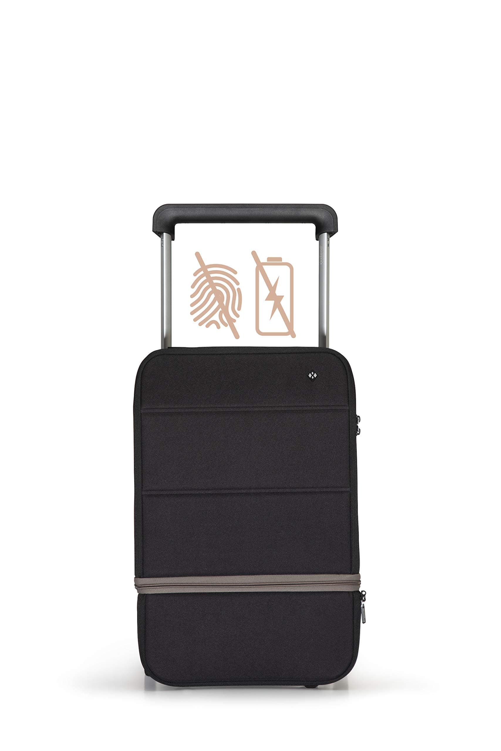 XTEND LITE CABIN LUGGAGE BLACK SILVER carry-on