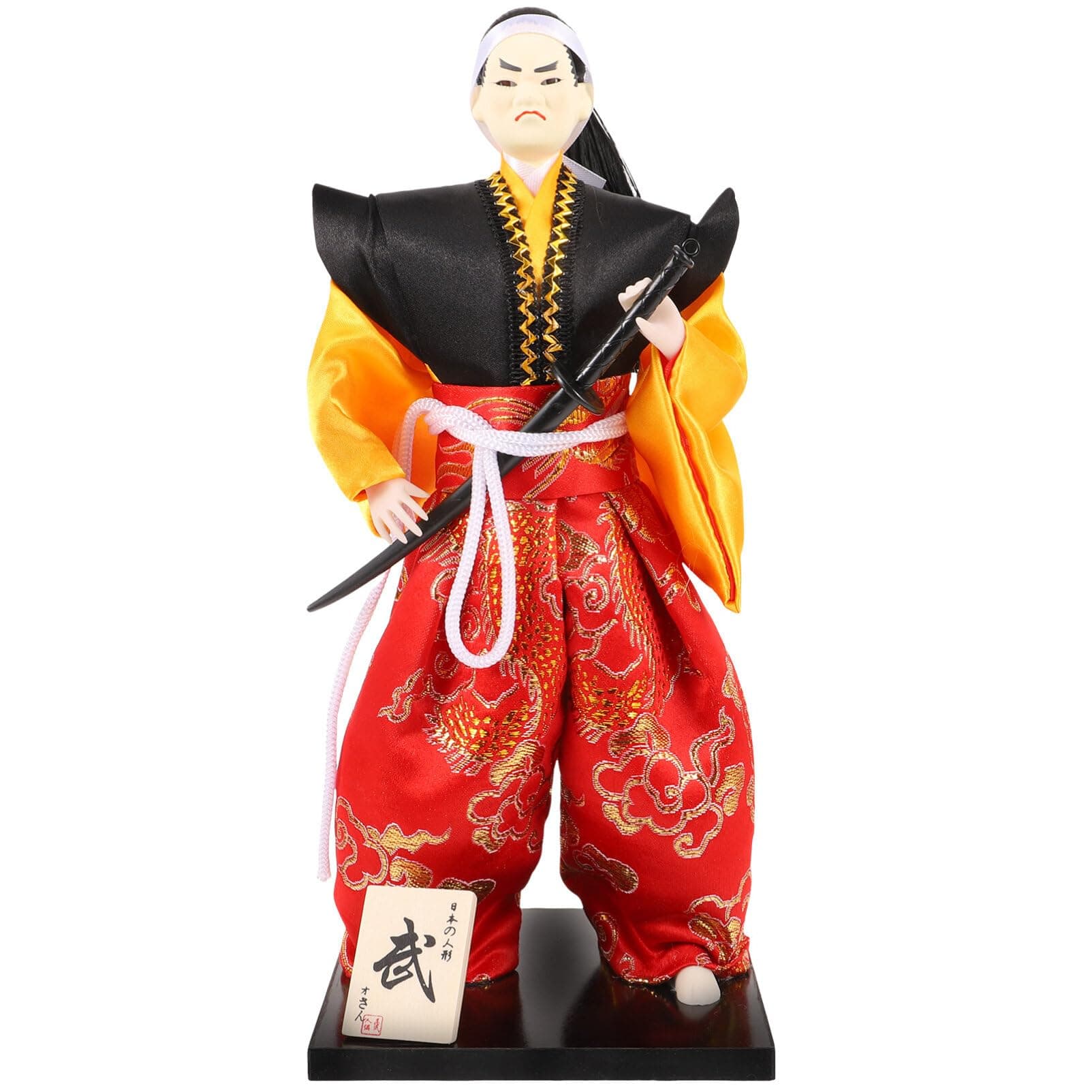 Toyvian Samurai Figure Collectable Doll Japanese Samurai Statue Action Figurine Ornament Samurai Japanese Figurine Ornament Desktop Decor
