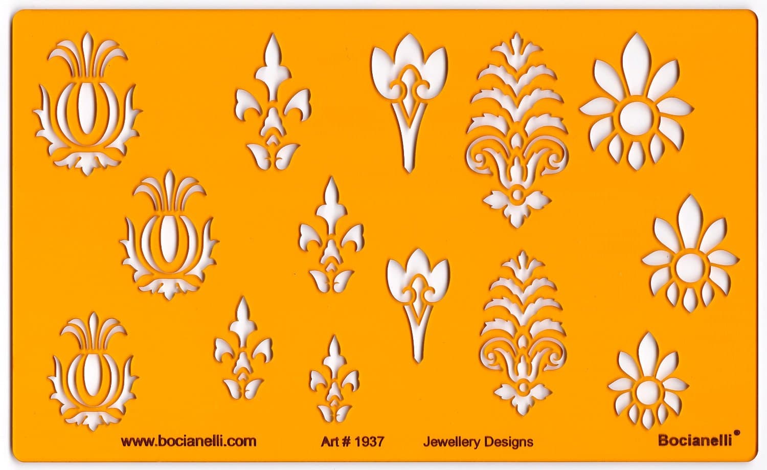 Drawing Drafting Template Stencil for Art Craft Jewellery Jewelry Design