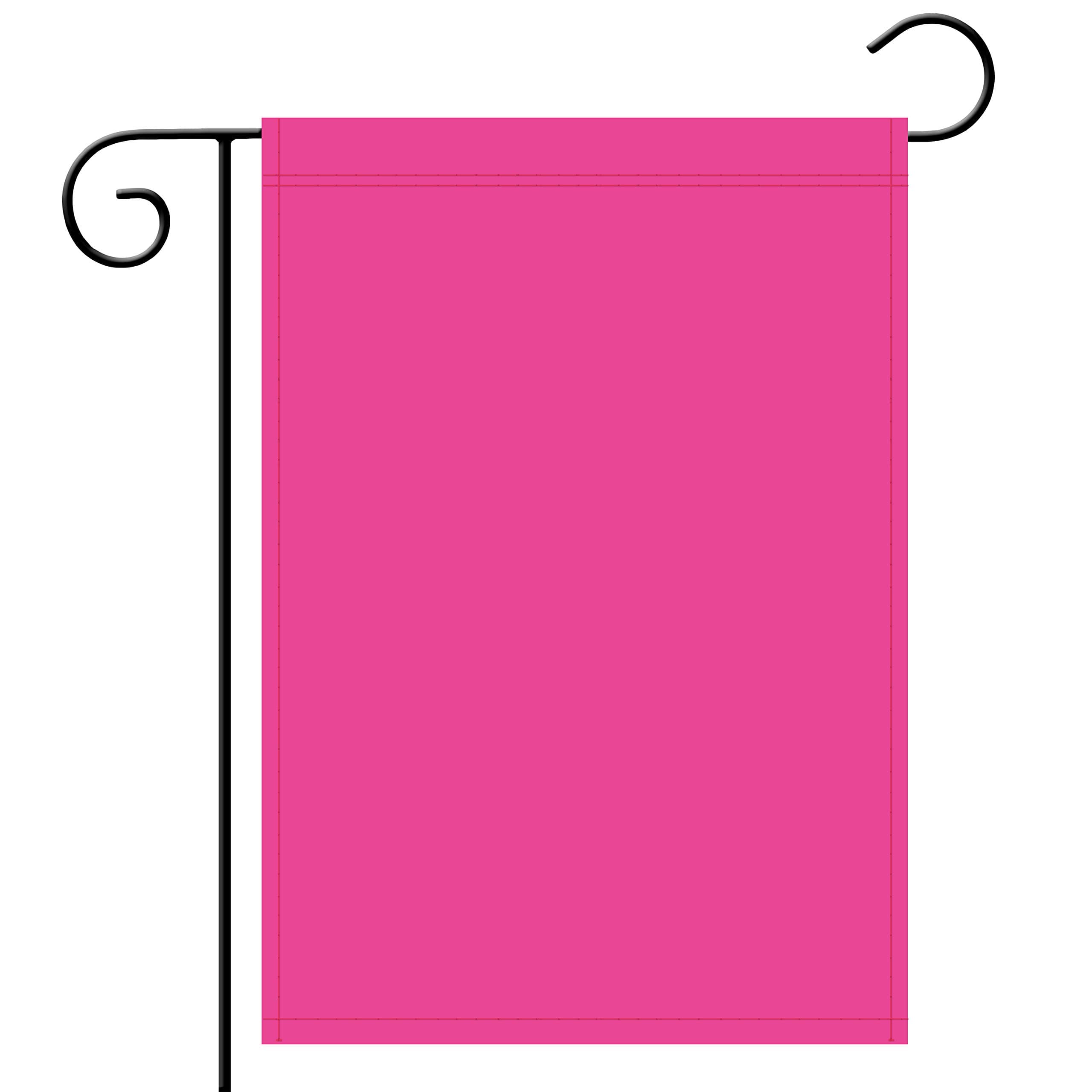 Garden Flag,Pure Solid Pink Garden Flag Color Flag, Plain Pink Flags,Garden Decoration Flag,Indoor and Outdoor Flags,Party Decoration, Home Decoration, School Decoration,DIY,Double-Sided.