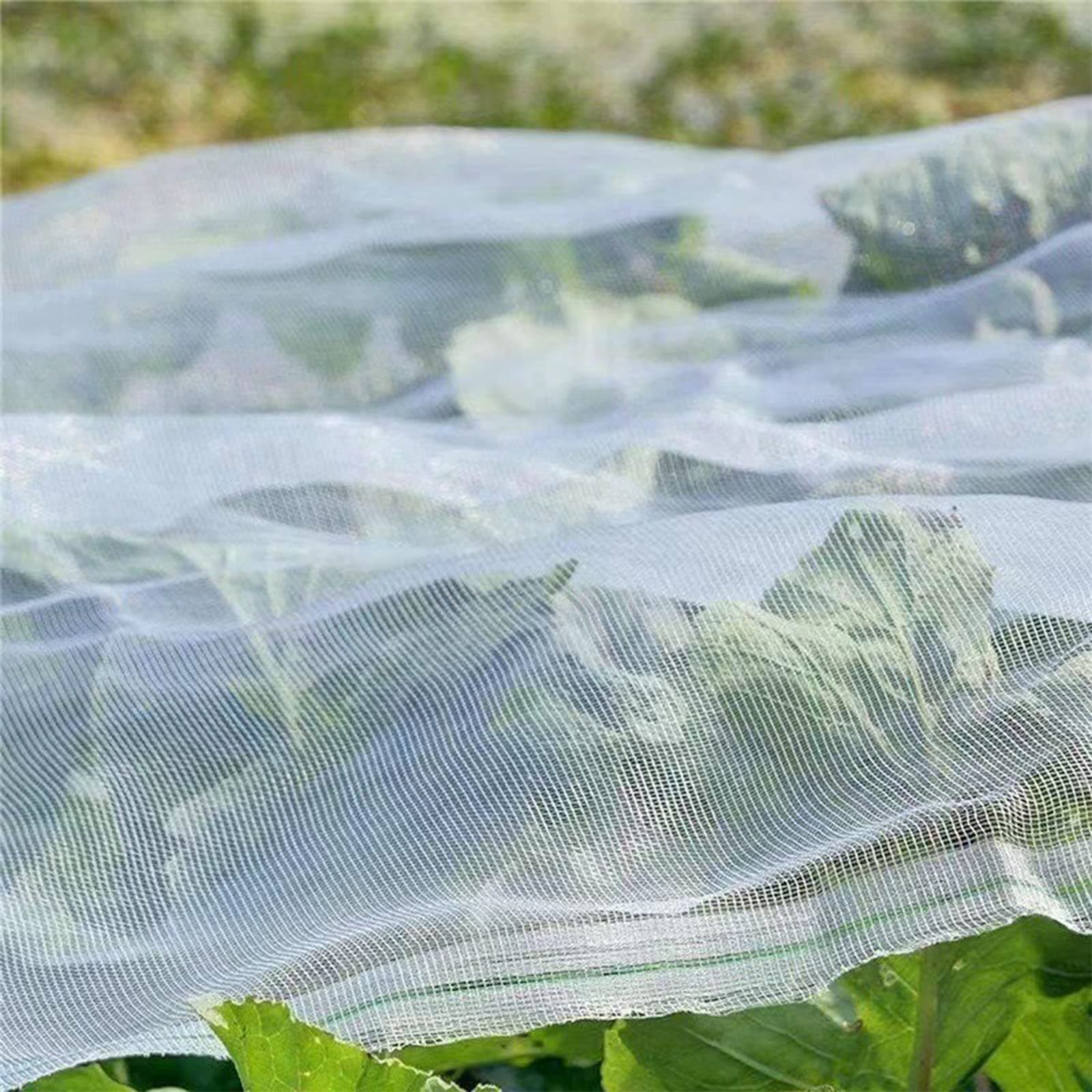 Garden Netting Jsdoin Garden Insect Netting Fine Mesh 2 * 5m Vegetable Netting Protection Insect to Protect Crops, Plants, Garden, Flowers, Fruits, Vegetables (2x5M)