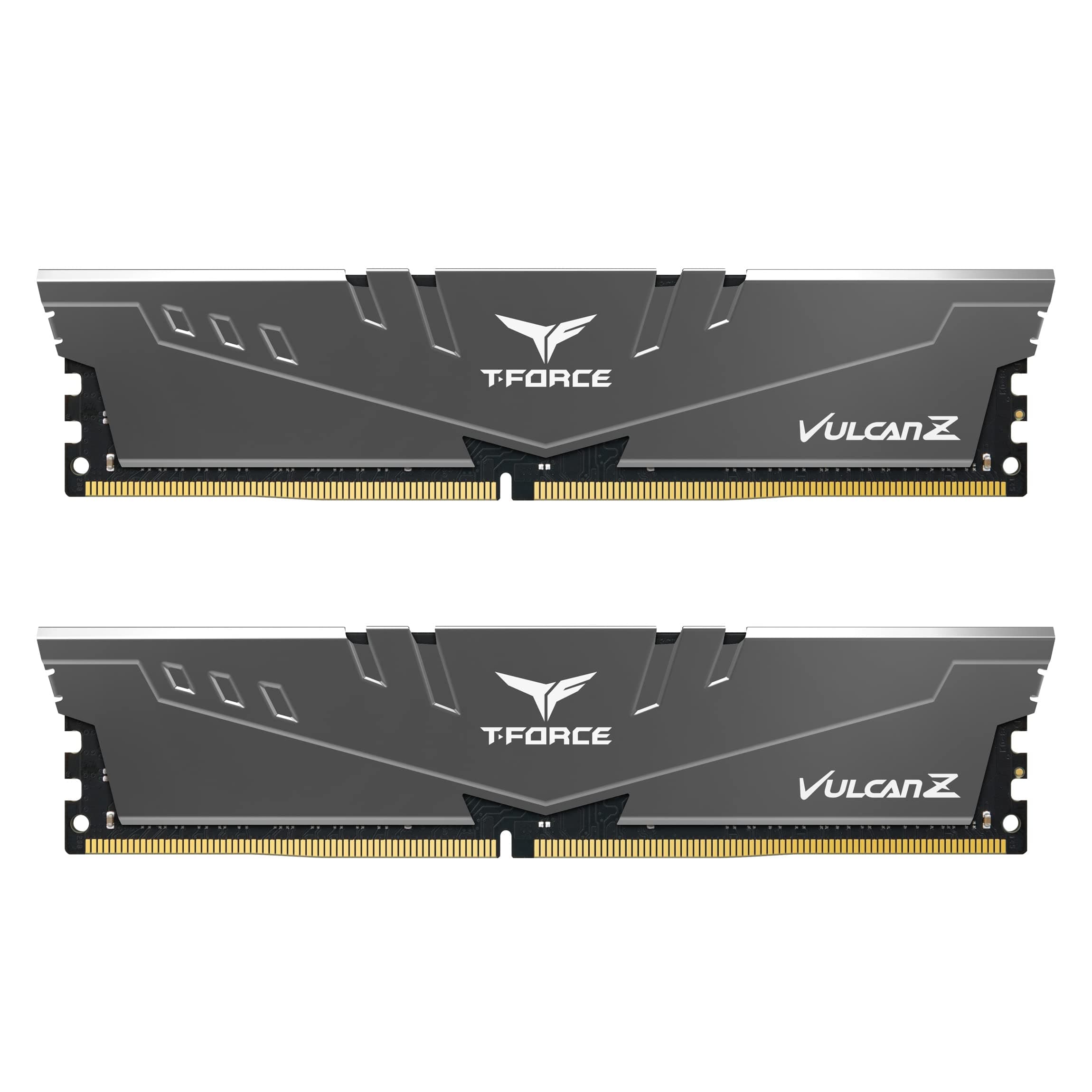 TEAMGROUP T-Force Vulcan Z DDR4 16GB Kit (2x8GB) 3600MHz (PC4-28800) CL18 Desktop Memory Module Ram TLZGD416G3600HC18JDC01 - Grey