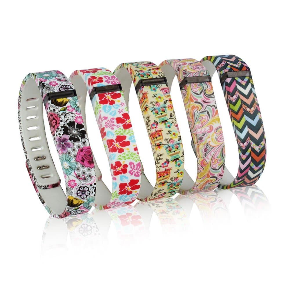 BBK Large/Small Replacement Bands with Clasps for Fitbit Flex Only/No Tracker/Wireless Activity Bracelet Sport Wristband Fit Bit Flex Bracelet Sport Arm Band Armband