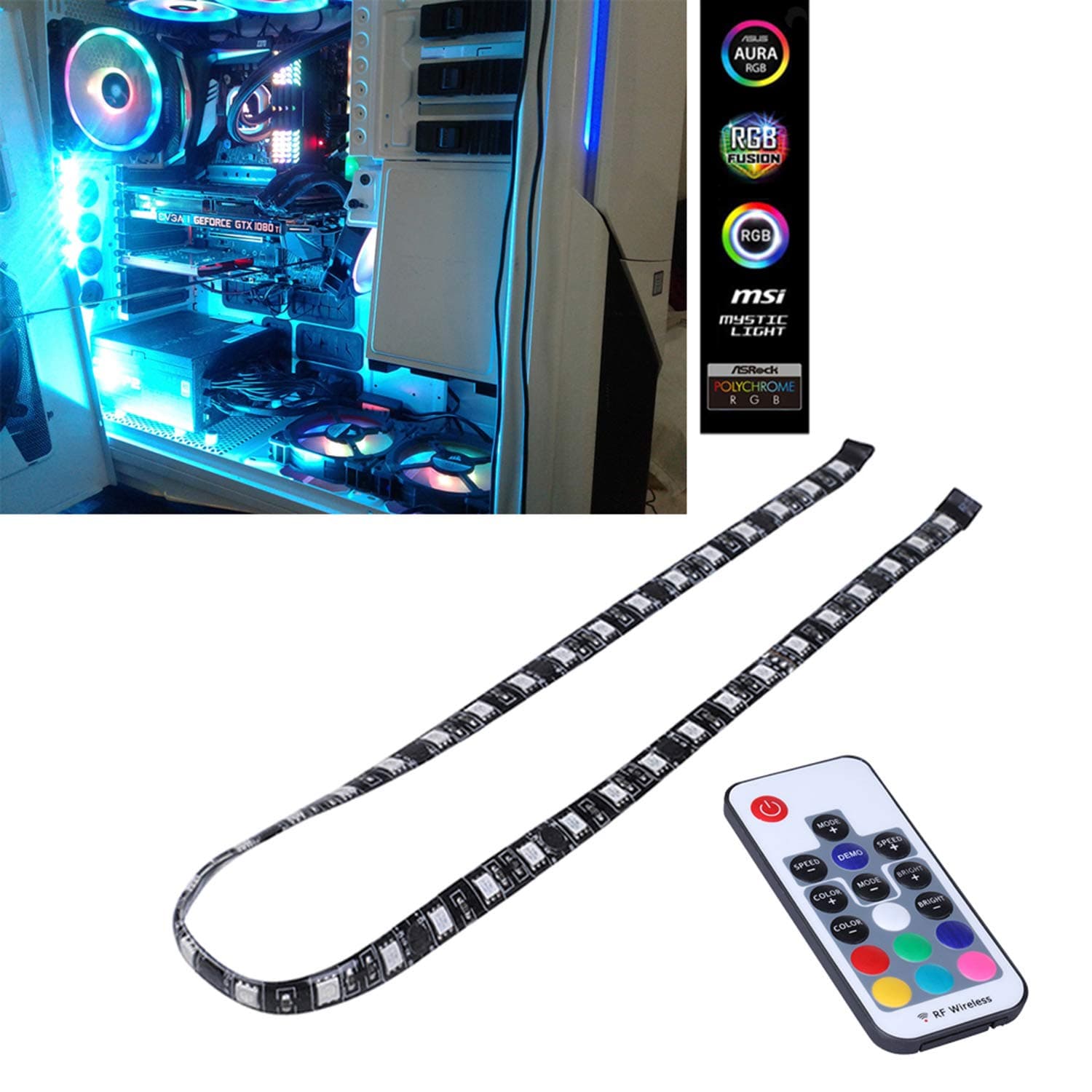 60cm RGB PC Lighting