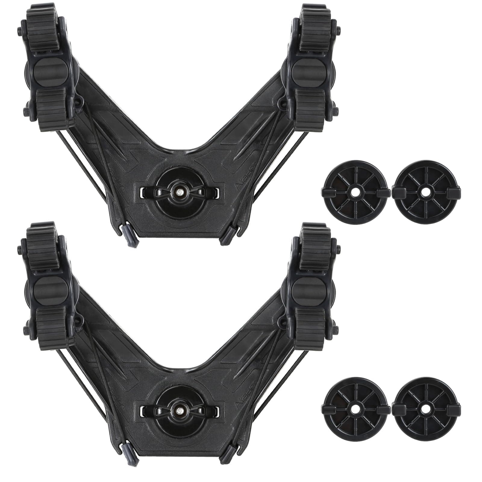 Kayak Paddle Holder, Kayak Accessories for Fishing, Dual Head Kayak Track Mount Accessories, Offset Paddle Holder for Kayaking, Kayak Rail Accessories