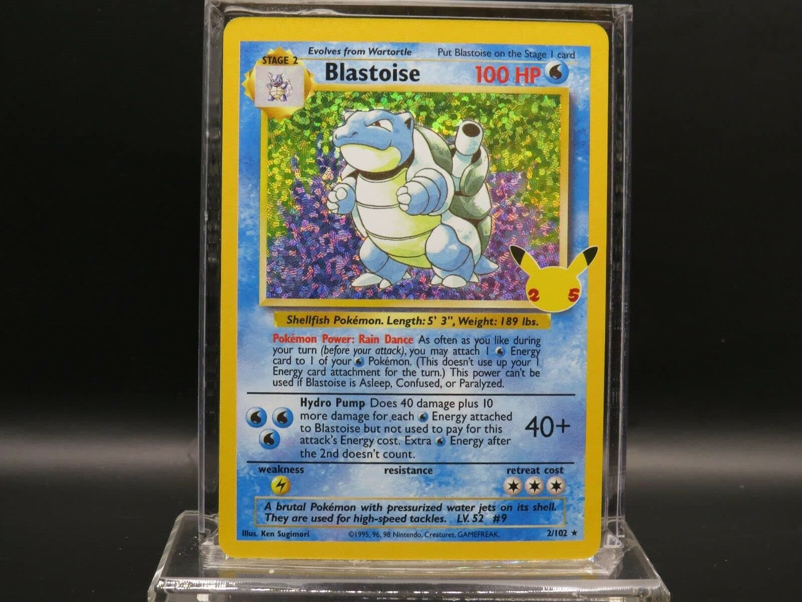 Pokemon BLASTOISE Celebrations CLASSIC COLLECTION Single Card