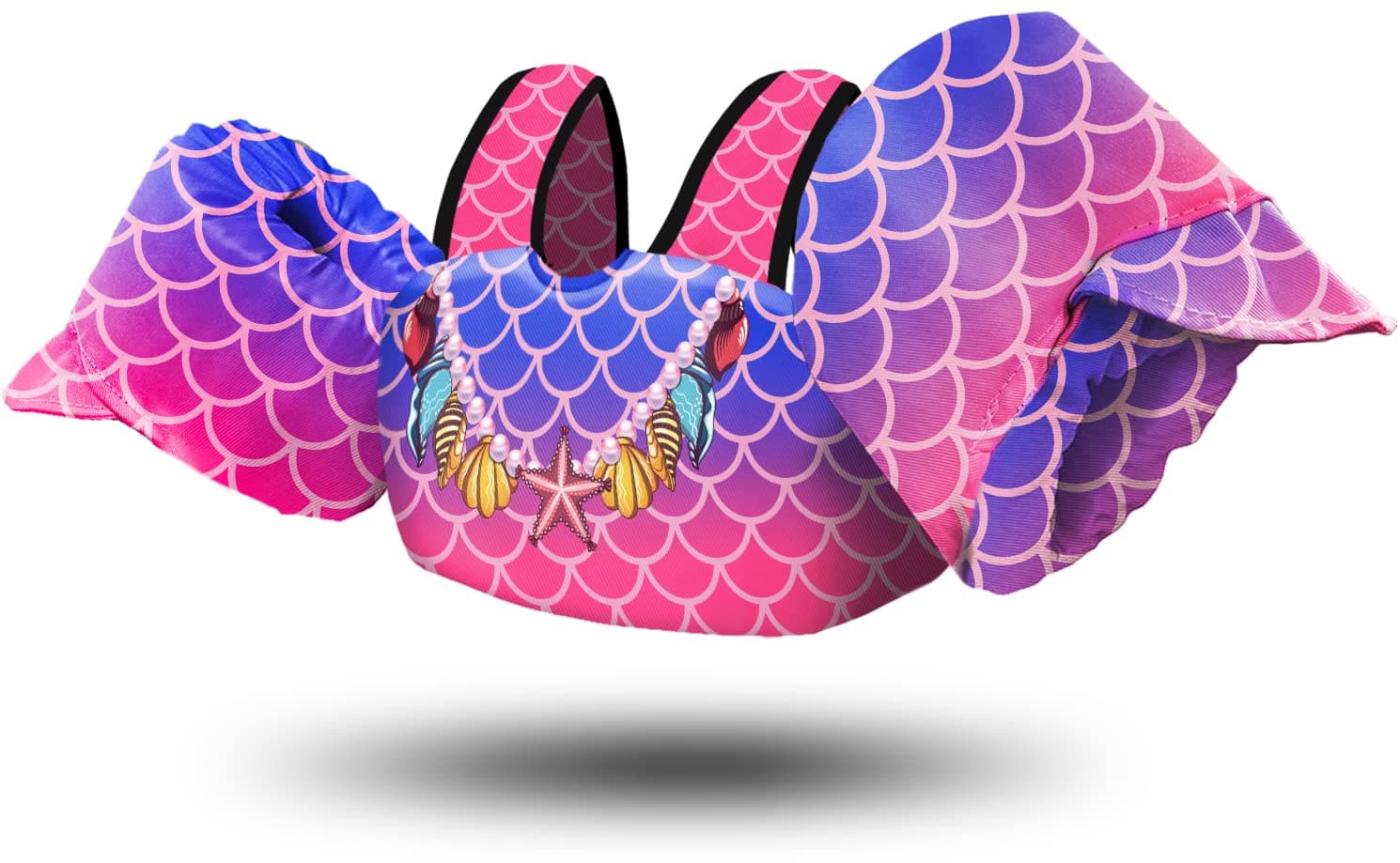 Chriffer Kids Swim Vest Life Jacket for 30-55 Pounds Boys and Girls, Toddler Floaties with Shoulder Harness Arm Wings for 2,3,4,5,6,7 Years Old Baby