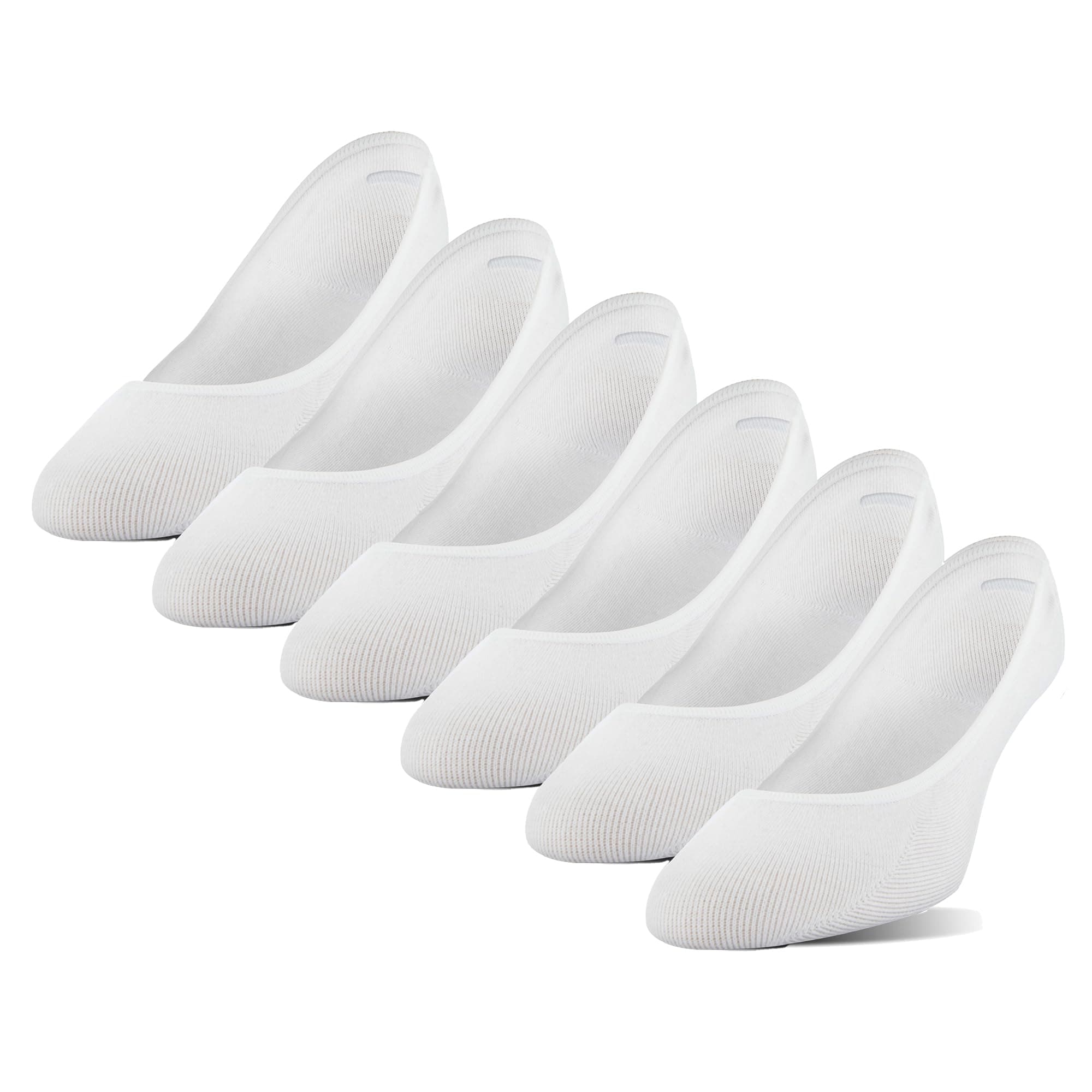 Women's Ultra Low Coolmax Cotton Liner with Gel Tab, 6 Pairs