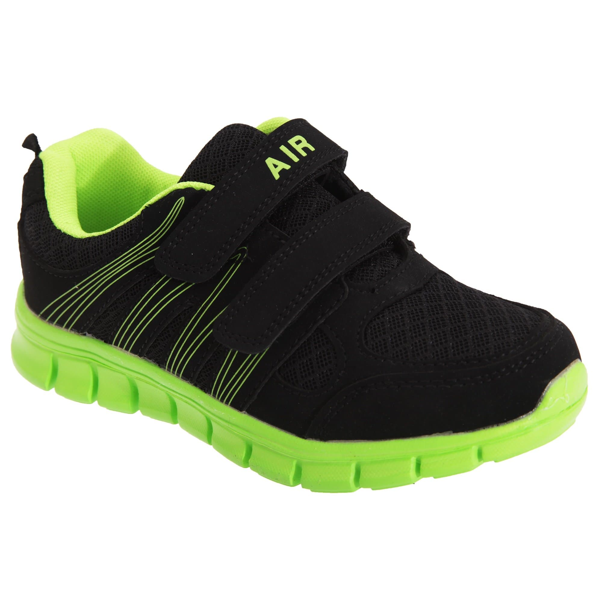 Childrens/Kids Air Sprint Touch Fastening Lightweight Jogger Trainers