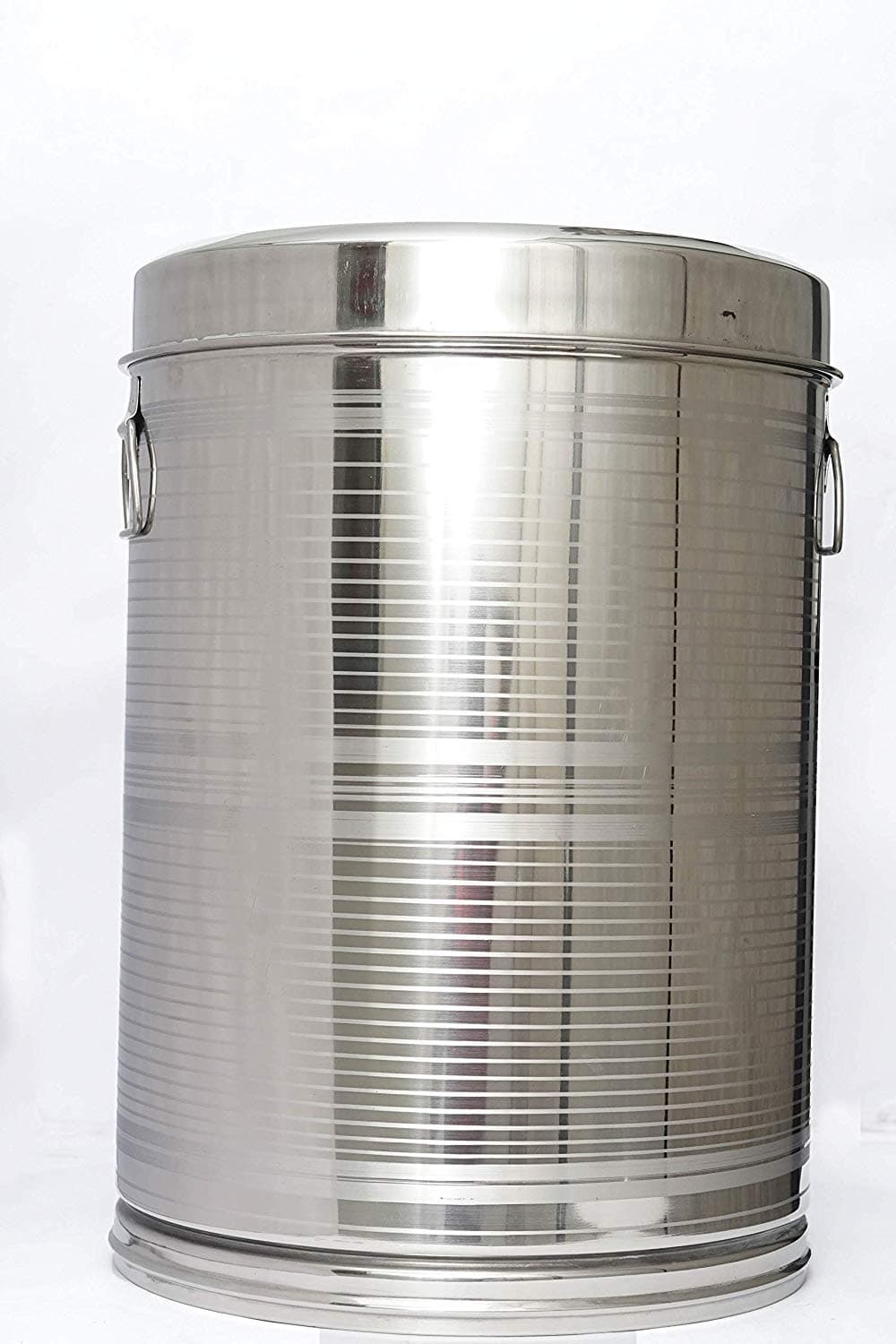 VK Stainless Steel Drum - 25 Kg, Silver