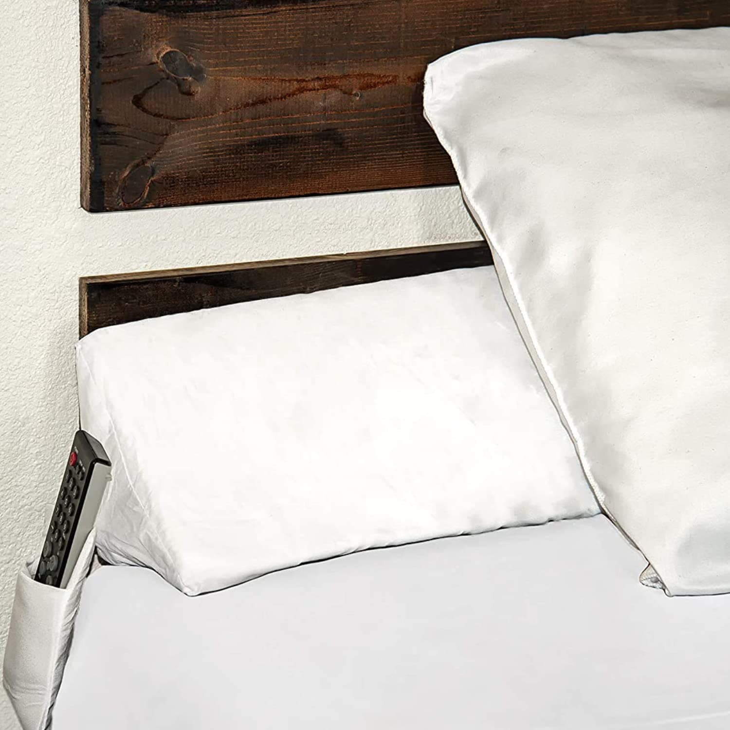 SnugStop The Original Bed Wedge | Gap Filler Between Your Headboard and Mattress | Triangle Pillow Wedge | Bed Filler Wedge | Gap Headboard Filler | Gap Bed Stoppers | Don't Lose Your Pillow(Twin)