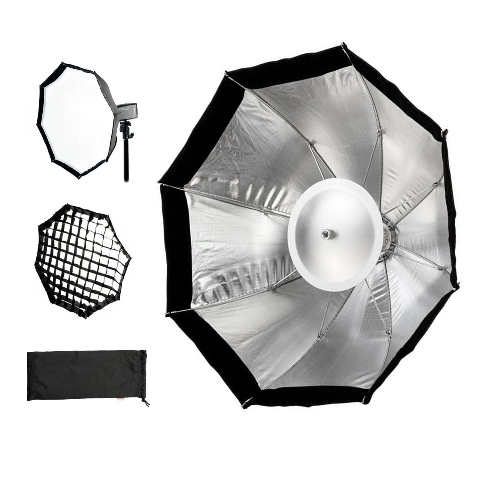 Godox AD-S7 Multi-Functional Softbox, 48cm Umbrella Softbox for Godox AD360II AD200 AD200Pro AD200Pro II AD200 Pro II