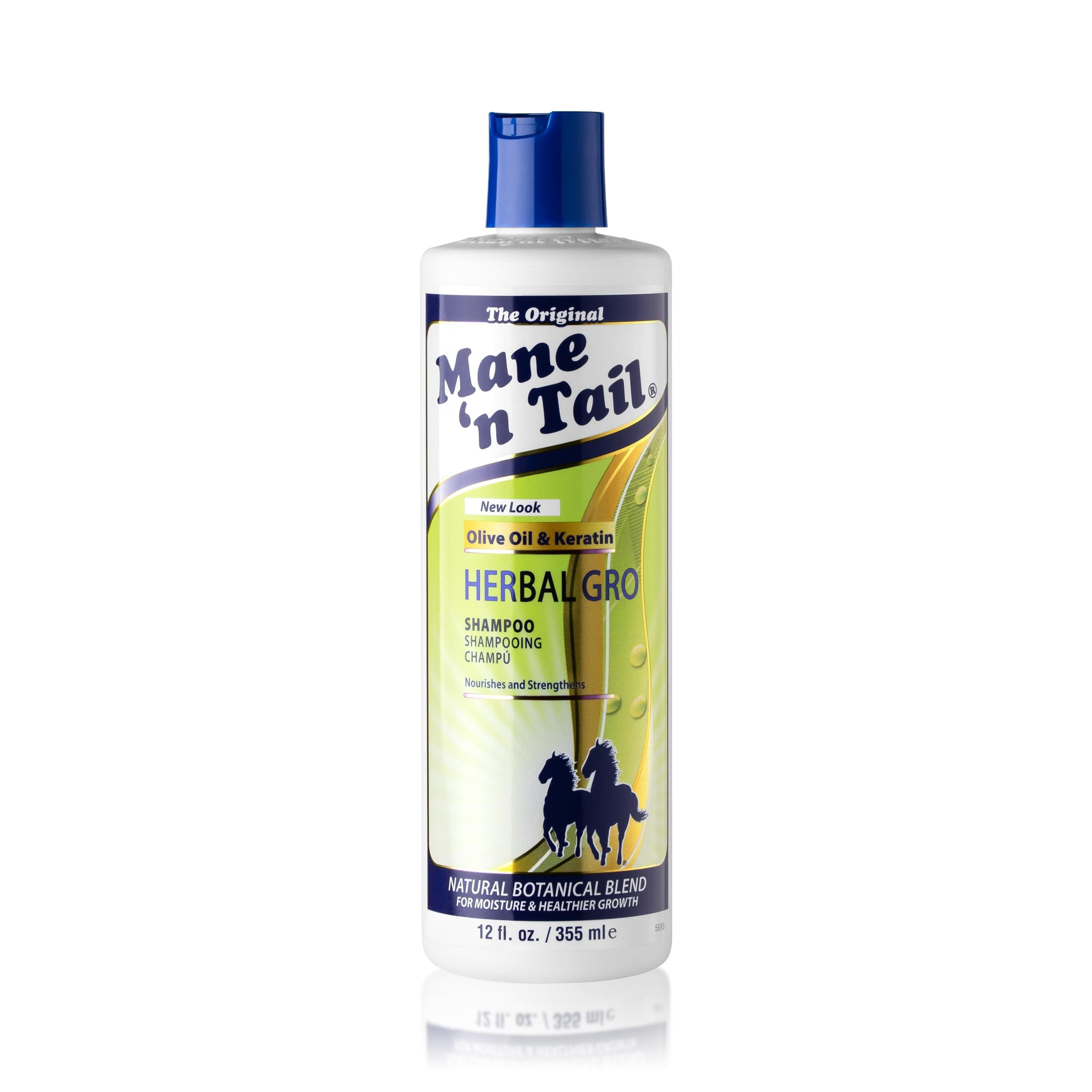 Straight Arrow Mane 'N Tail, Herbal Gro Shampoo, 12 Fl Oz (355 Ml)
