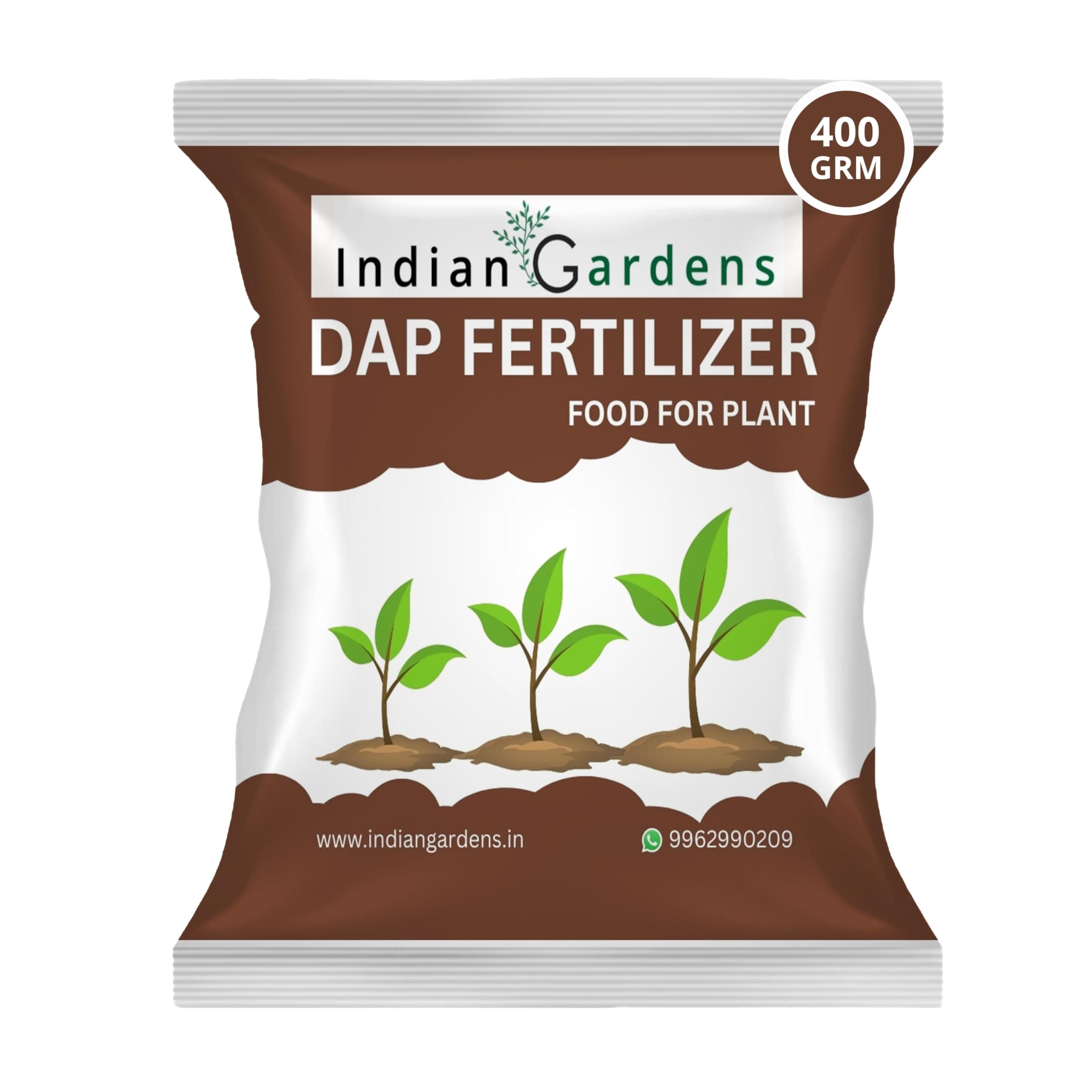 Bio DAP Fertilizer for All Purpose Home Plants & Gardening Purpose 100% Water Soluble Fertilizer - 400 Grams