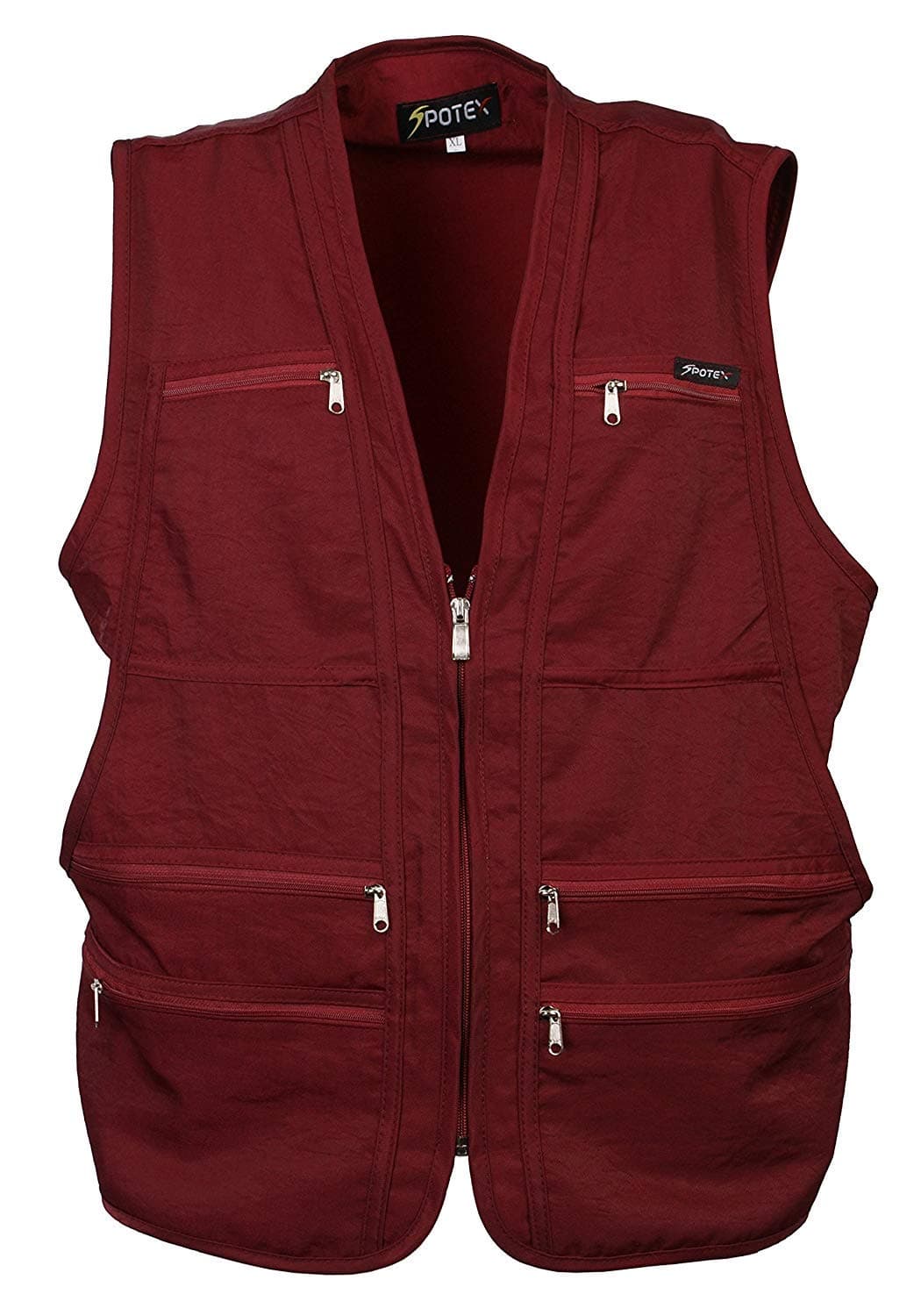 Men's 9 Pockets Work Utility Vest Military Photo Safari Travel Vest Workwear Jacket