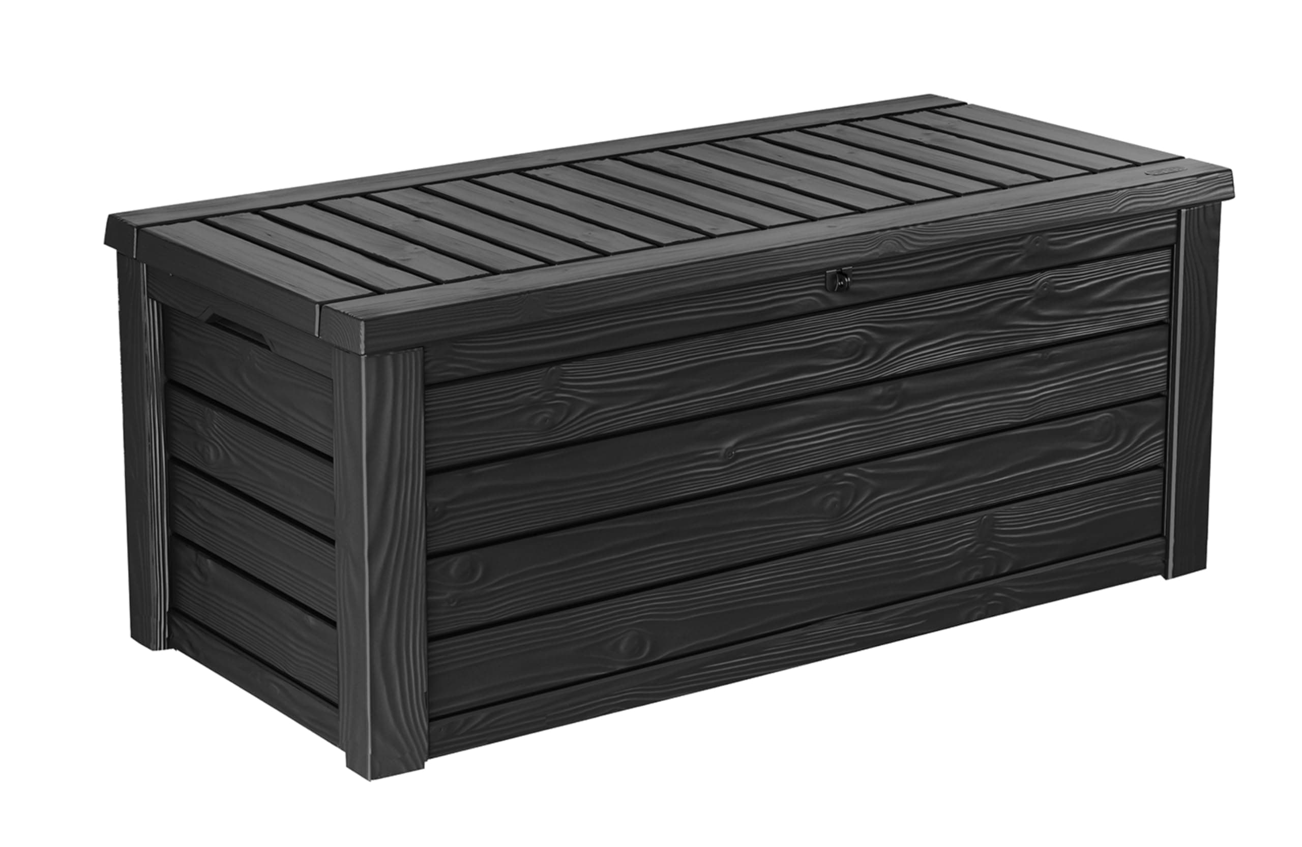 Westwood 150 Gallon Resin Large Outdoor Storage Box for Patio Furniture, Outdoor Cushions, Garden Tools and Pool Floats, Dark Grey
