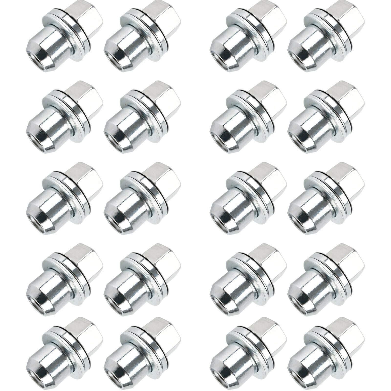 CellDeal20PCS Alloy Wheel Nuts Set M12 X 1.5 Stainless Steel Wheel Nut Lug Nuts for Land Rover Tire Nuts