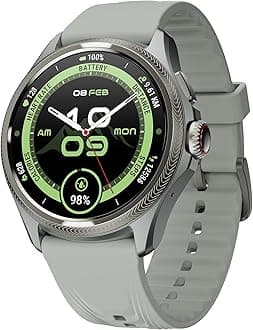 Ticwatch Pro 5 Enduro Smartwatch for Men 1.43" Android Wear OS Smart Watch 90 Hrs Battery 110+ Workout Modes Health Fitness Tracker Outdoor 5ATM GPS Compass Android Compatible Only