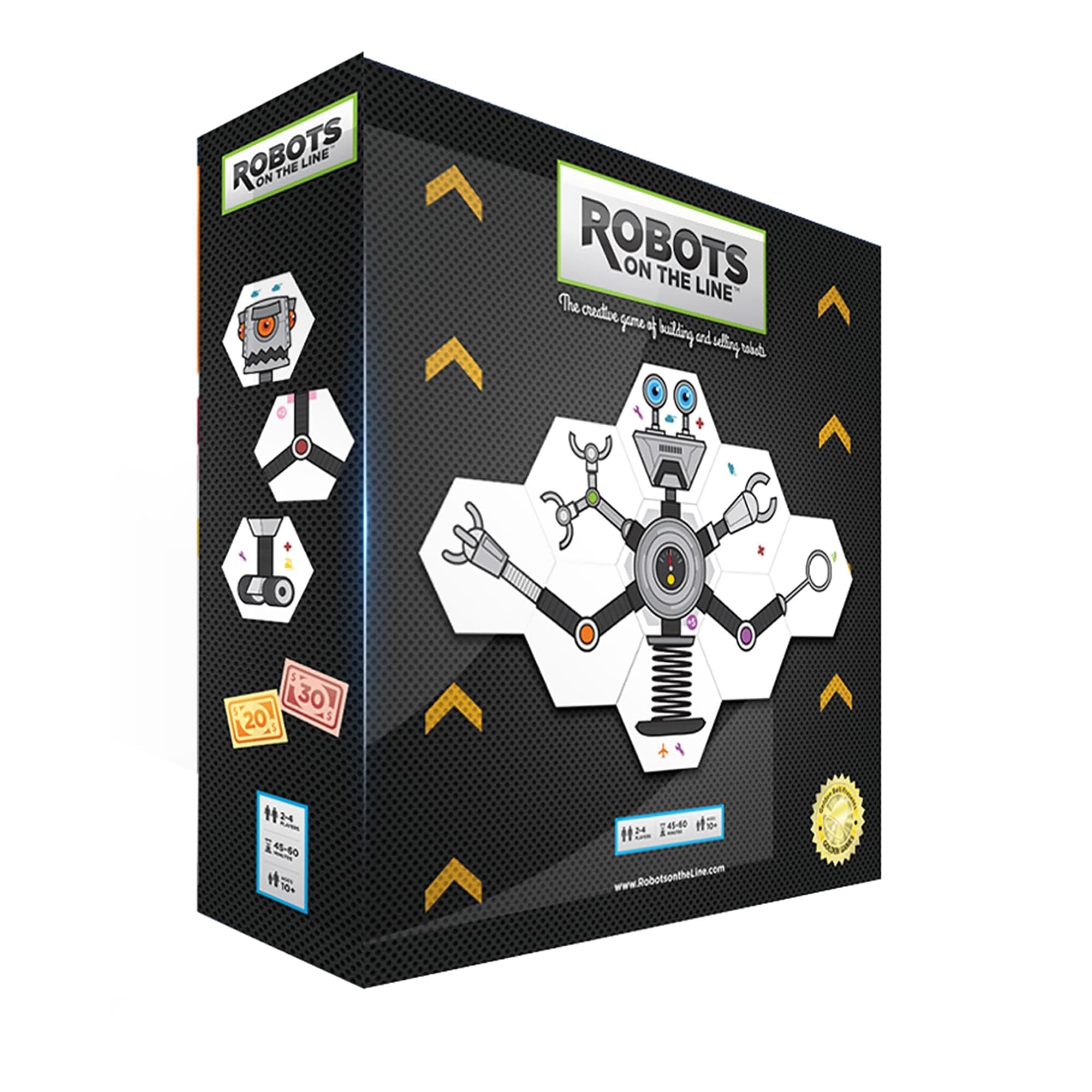 Golden Bell Studios Robots On The Line: The Game of Building and Selling Robots! Tile Game