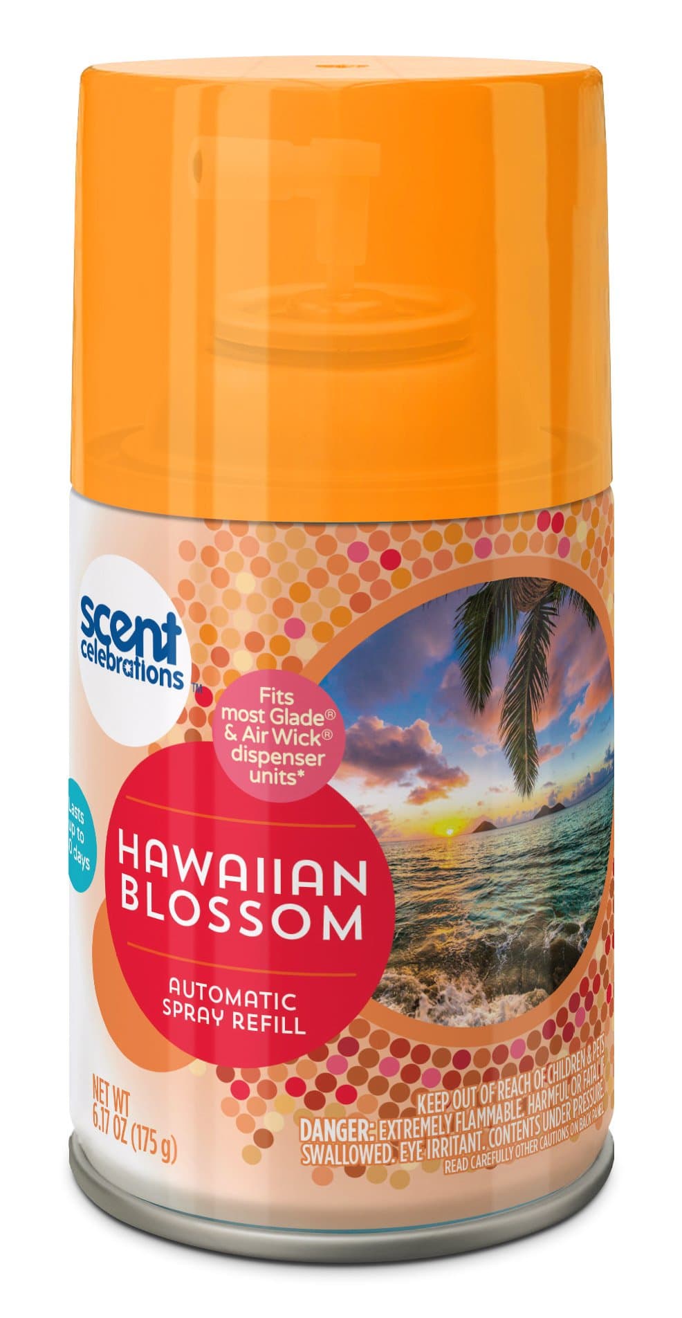 Sweet Breeze Automatic Spray Refill, Hawaiian Blossom, 6.2 Fluid Ounce (Pack of 6)