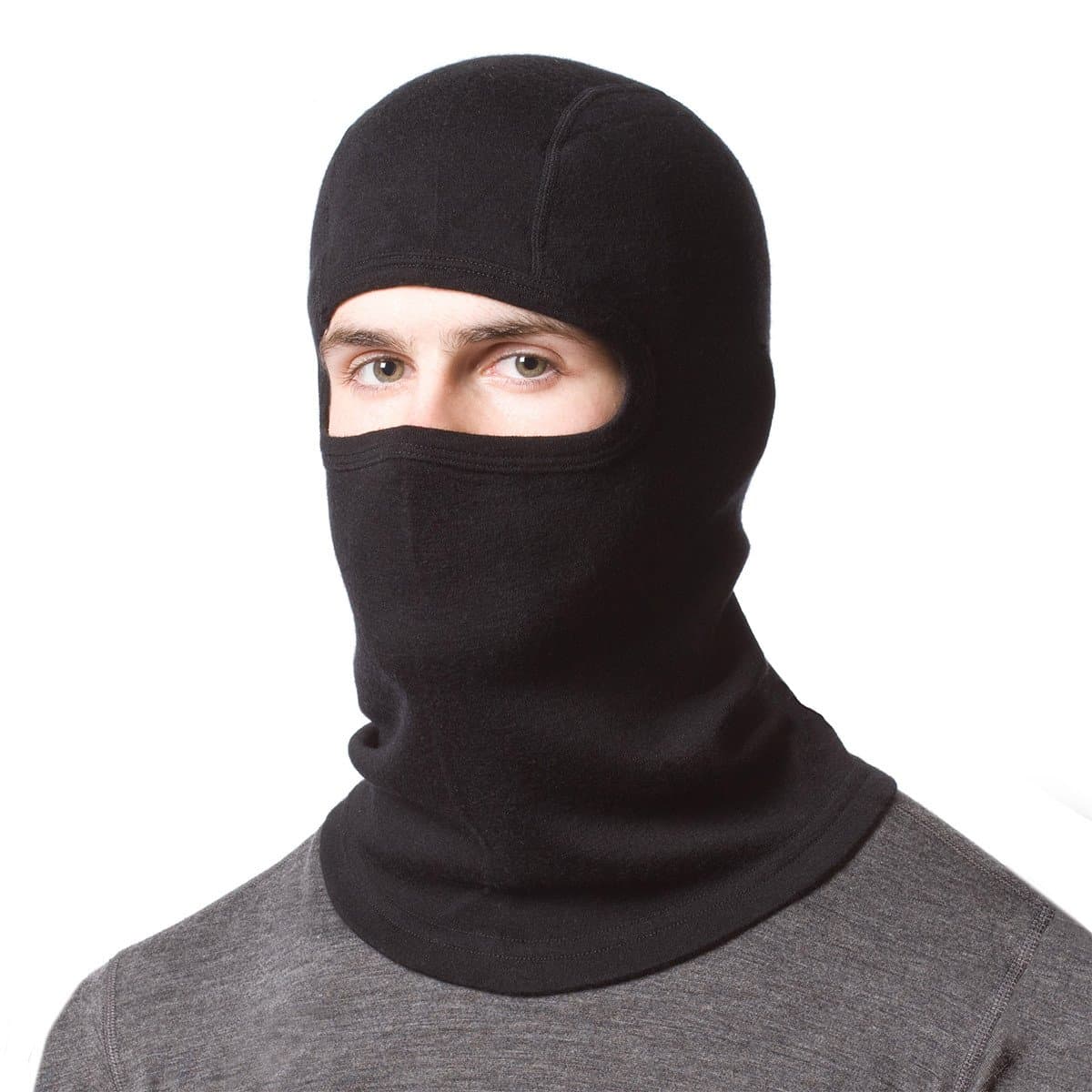 Unisex Midweight Wool Balaclava Winter-mountaineering (pack of 1)