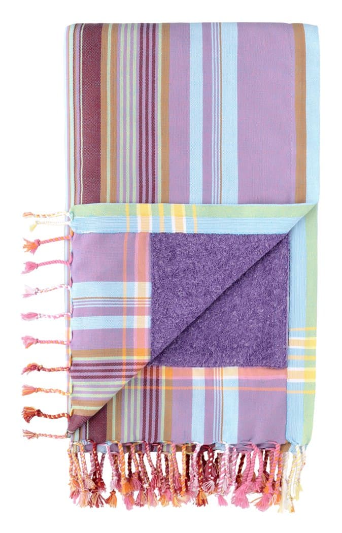 Kikoy Factory - Beach Towel / Sarong - Kikoy Towel 13281A2 - Color : Candy - Size : 95 x 165 cms