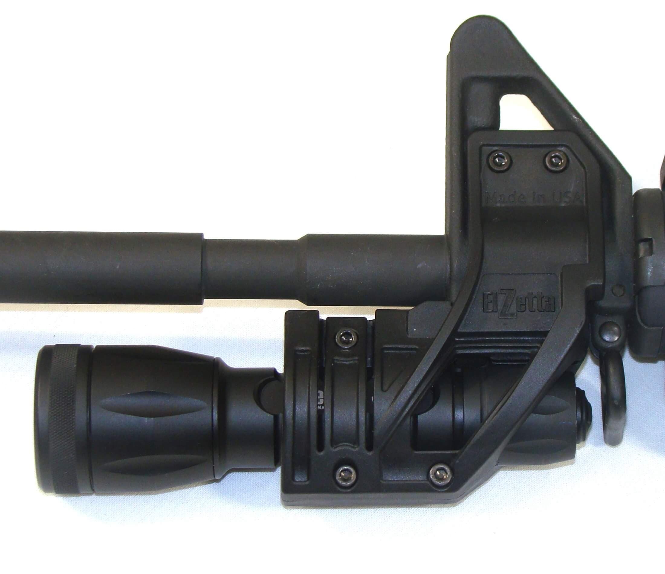 Elzetta ZFH1500B AR15 Tactical Flashlight Holder, Matte Black