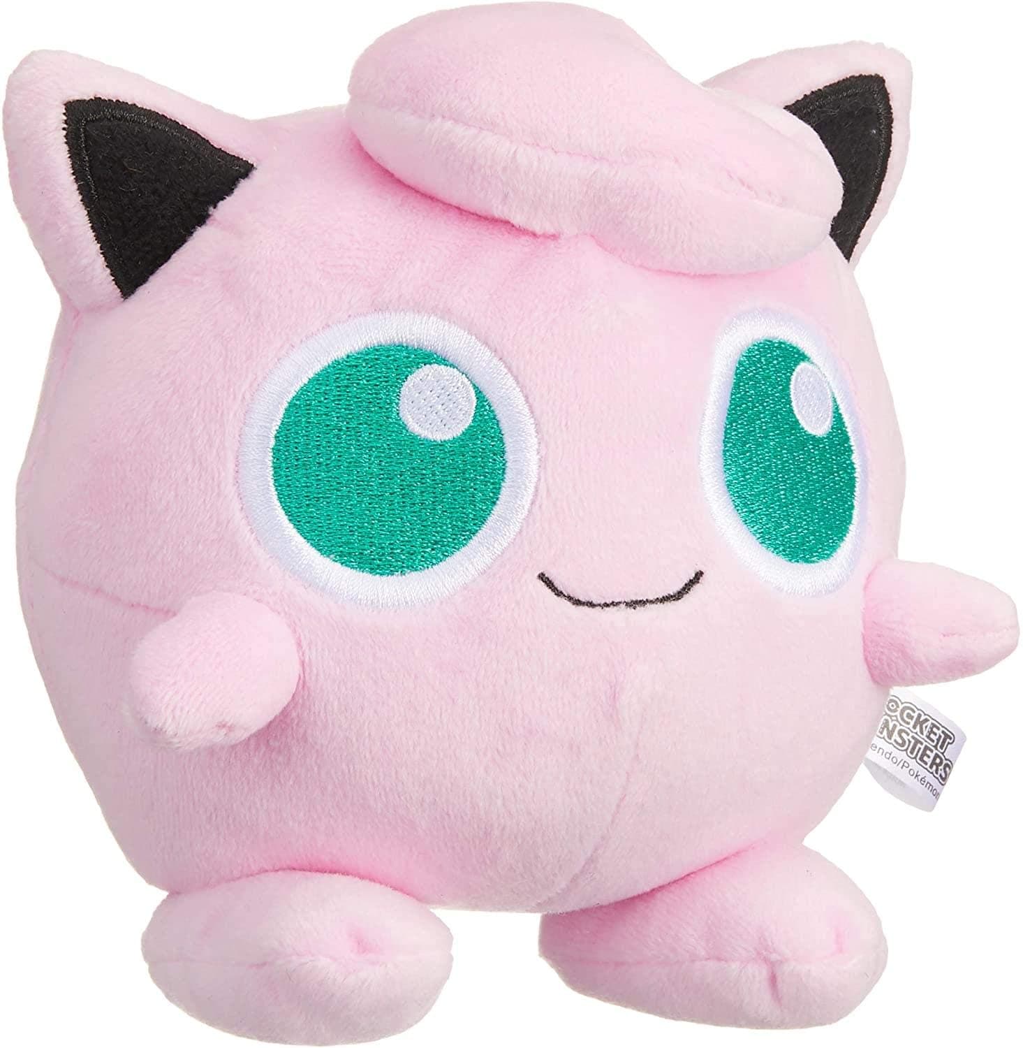 Sanei Pokemon All Star Series Jigglypuff Stuffed Plush, 5"