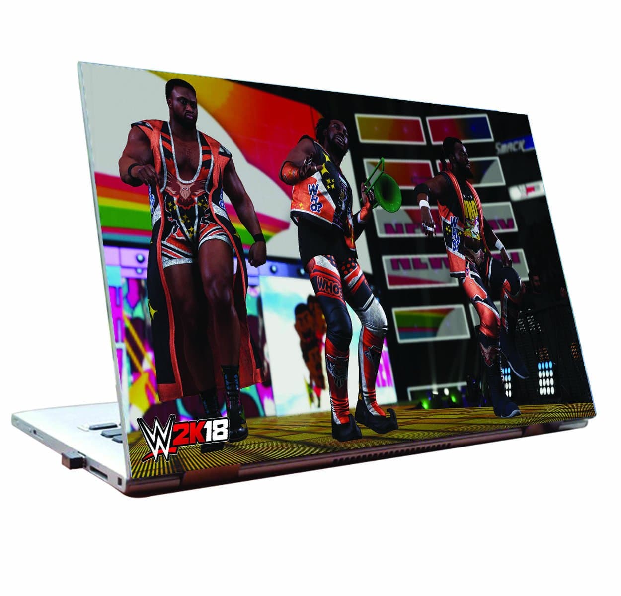 Tamatina Laptop Skins 15.6 inch - New Day - WWE 2K18 - HD Quality - Dell-Lenovo-HP-Acer