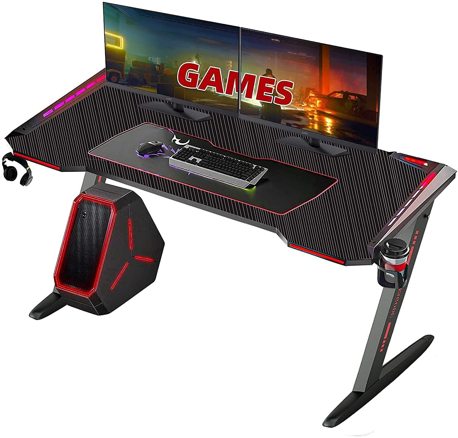 Arespark USB Rechargeable LED Bike Light Set with 650mah Lithium Battery, 2 USB Cables, 4 Light Mode Options, IPX4 Water Resistant, 350lm