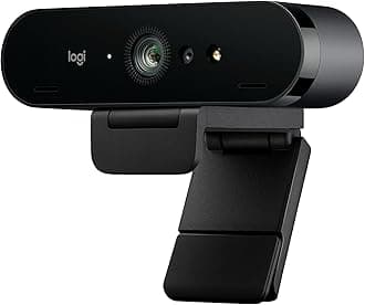 LogitechBrio Ultra HD Webcam for Video Conferencing, Recording and Streaming, 4KCarbon Neutral Certified by SCS Global Services