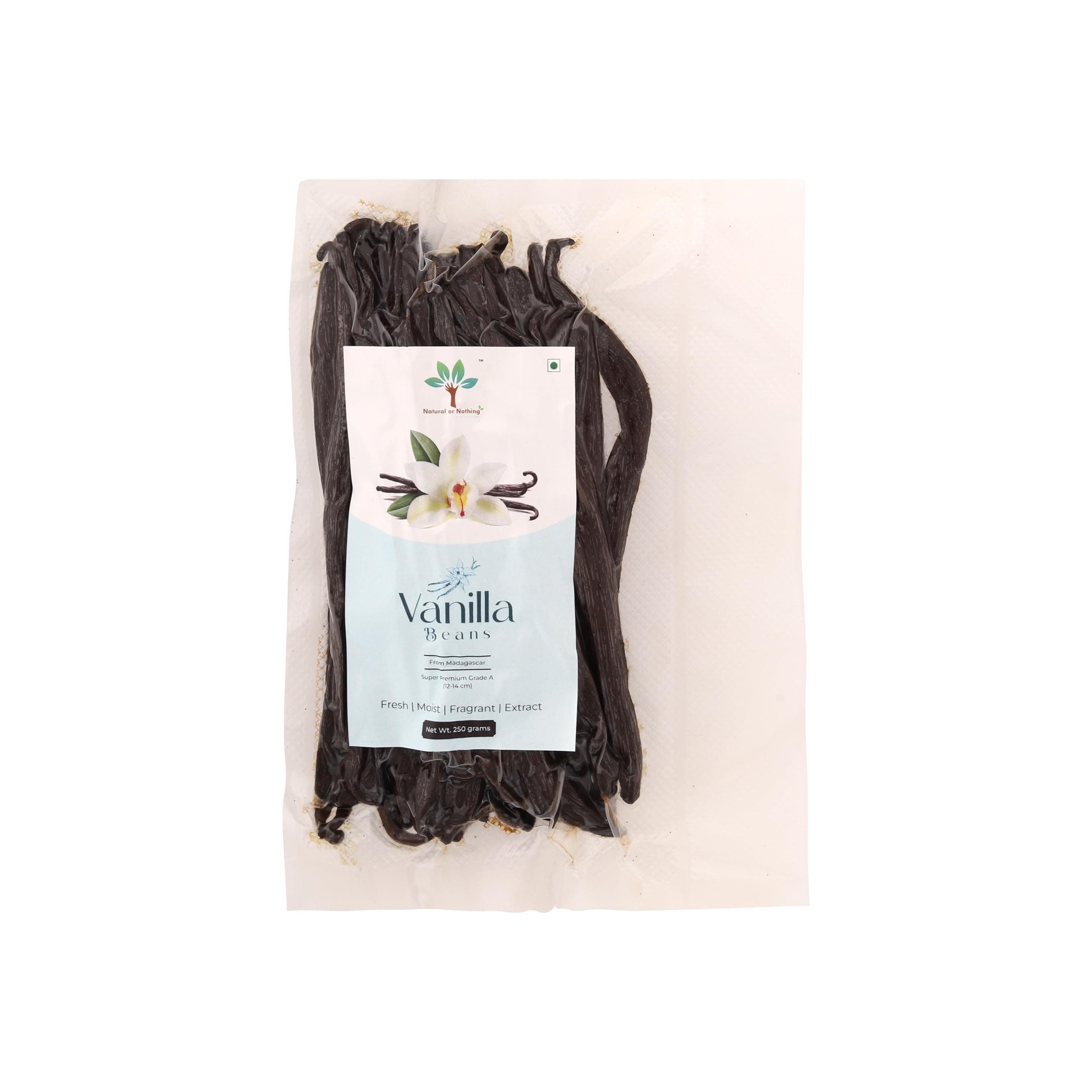 Gourmet Vanilla Beans from Madagascar | 250 Grams (100-120 Small Beans) | Super Premium Grade A (12-14 cm) Pods | Sticks | For Baking, Extract, Cooking, Ice Cream, Coffee Brewing