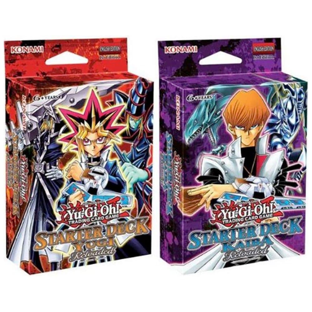 Xingcolo Konami Yu-Gi-Oh Starter Deck Yugi and Kaiba Reloaded - Set of 2 Sealed