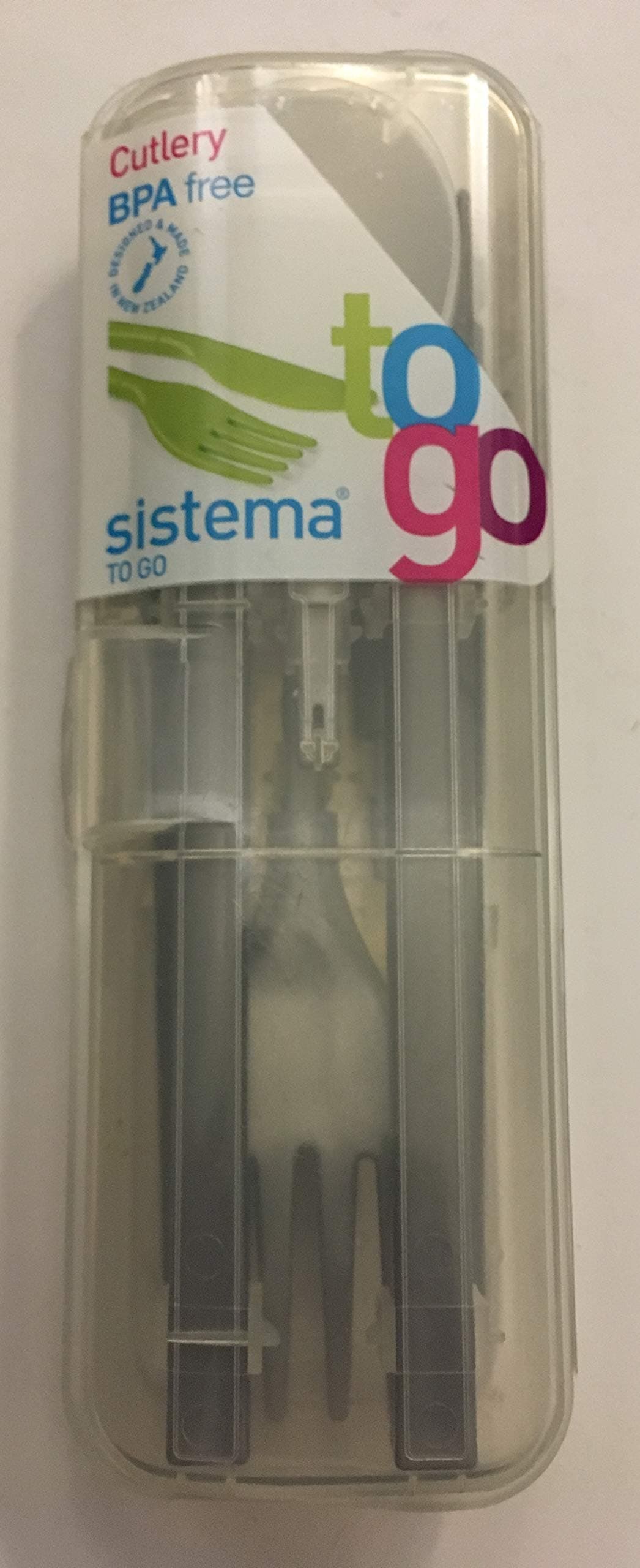 Sistema Klipo Cutlery Set to Go, Grey