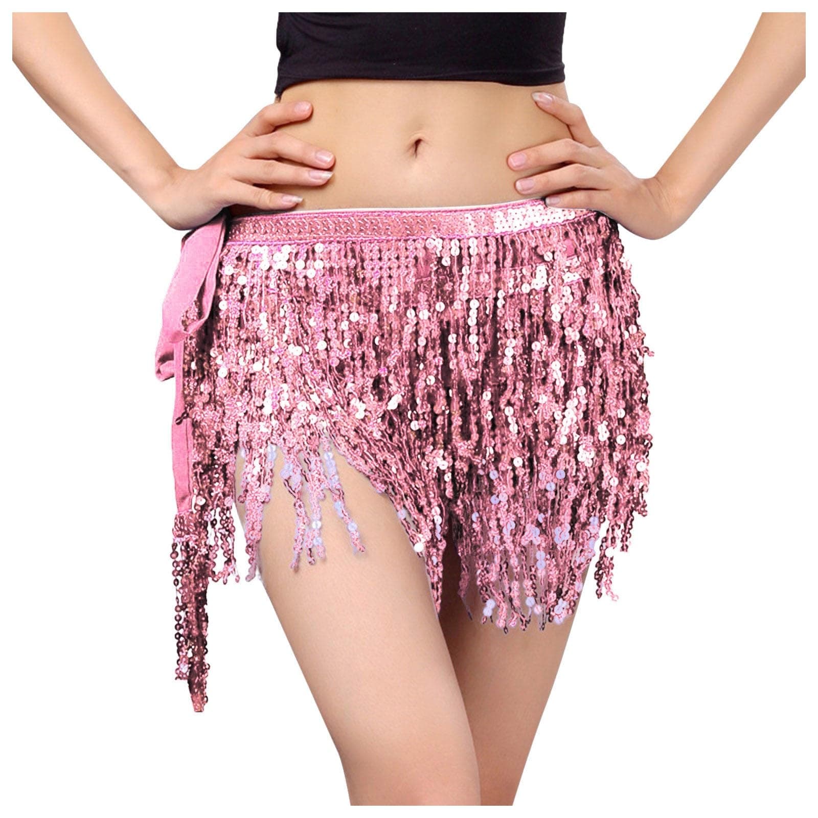 CaxndycingTulle Skirt Women's Glitter Sequin Skirt Golden Skirt Mini Skirt Short Mini Skirt Pleated Skirt Dance Skirt Pleated Skirt Stylish Glitter Skirt Carnival High Waist Rave Costume