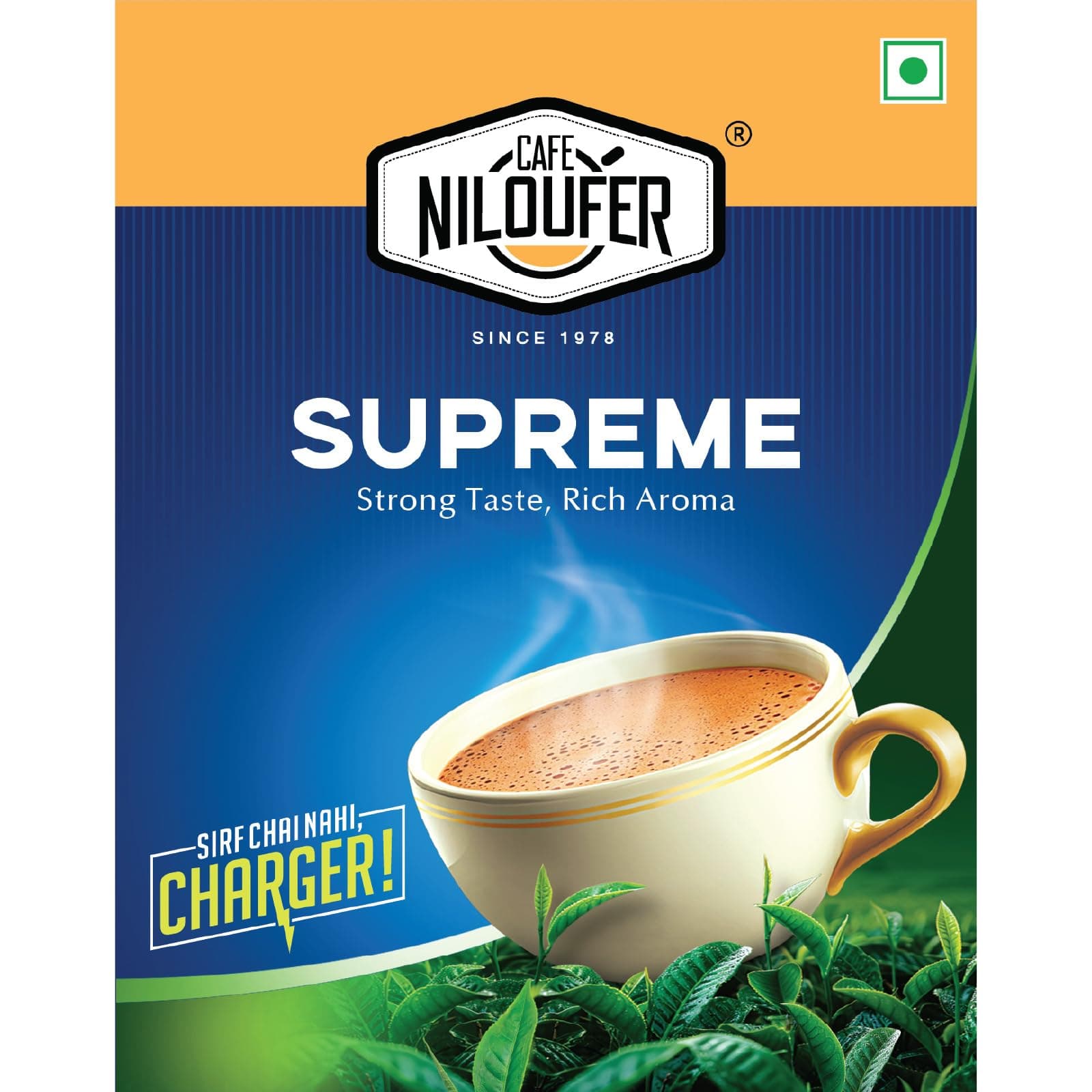 Cafe Niloufer Supreme Tea Powder 250 gms | Strong & Aromatic Blend for Rich Taste | Perfect for Kadak Chai & Indian Masala Tea