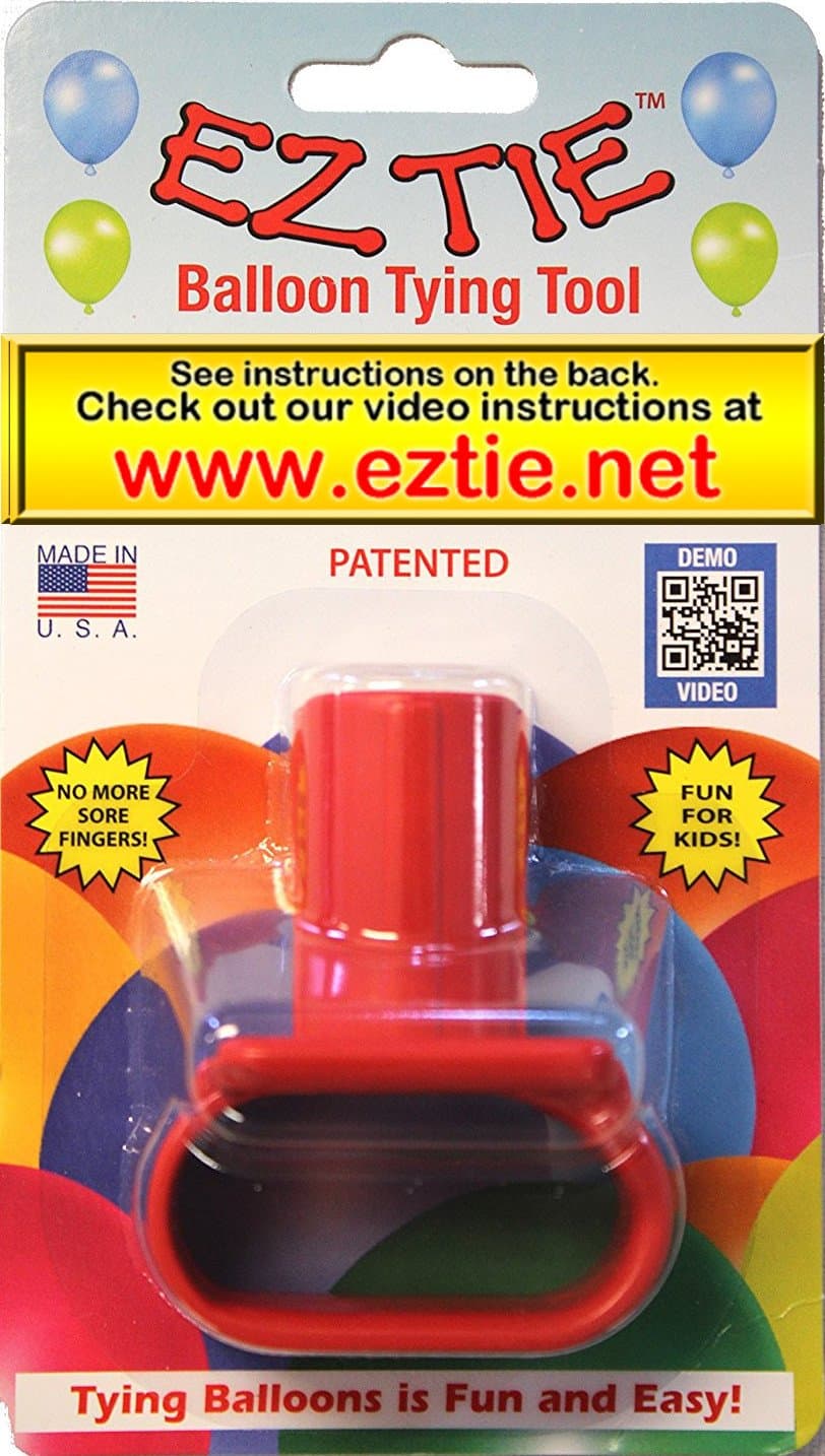 EZ Tie - Balloon Tying Tool for Party Balloons- Partys Supplies - Works for Helium Balloons with Ribbon - Makes Balloon Arches