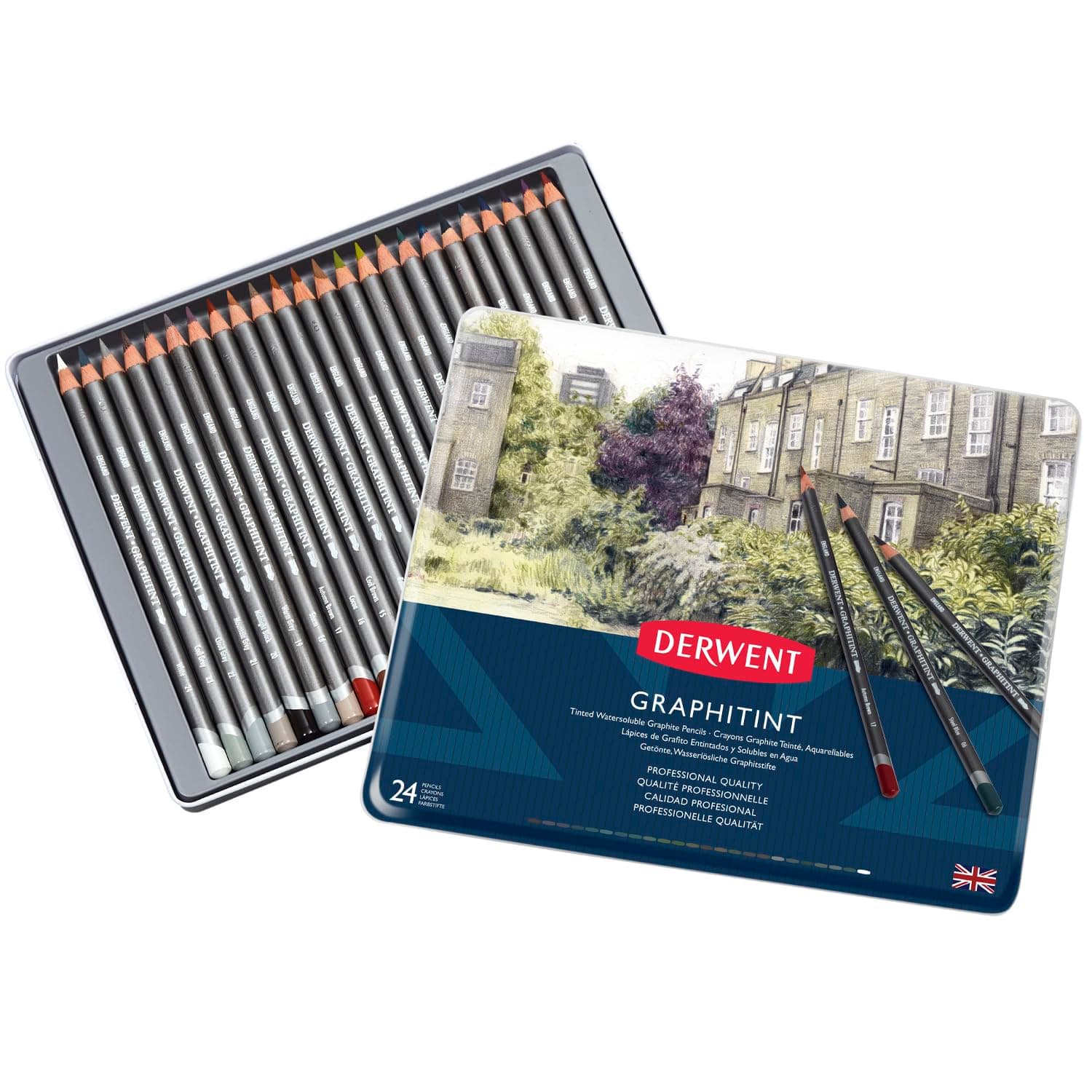 Derwent ダーウェント グラフィティント 24色セット 700803