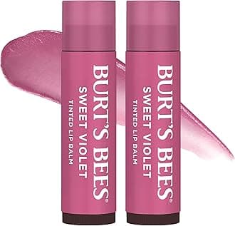 Burt's Bees Tinted Lip Balm, Violet, Pack of 2