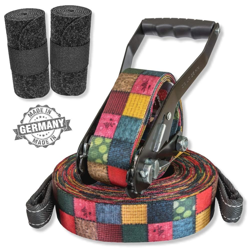 BUZZARD Patchwork Slackline-Set 15m